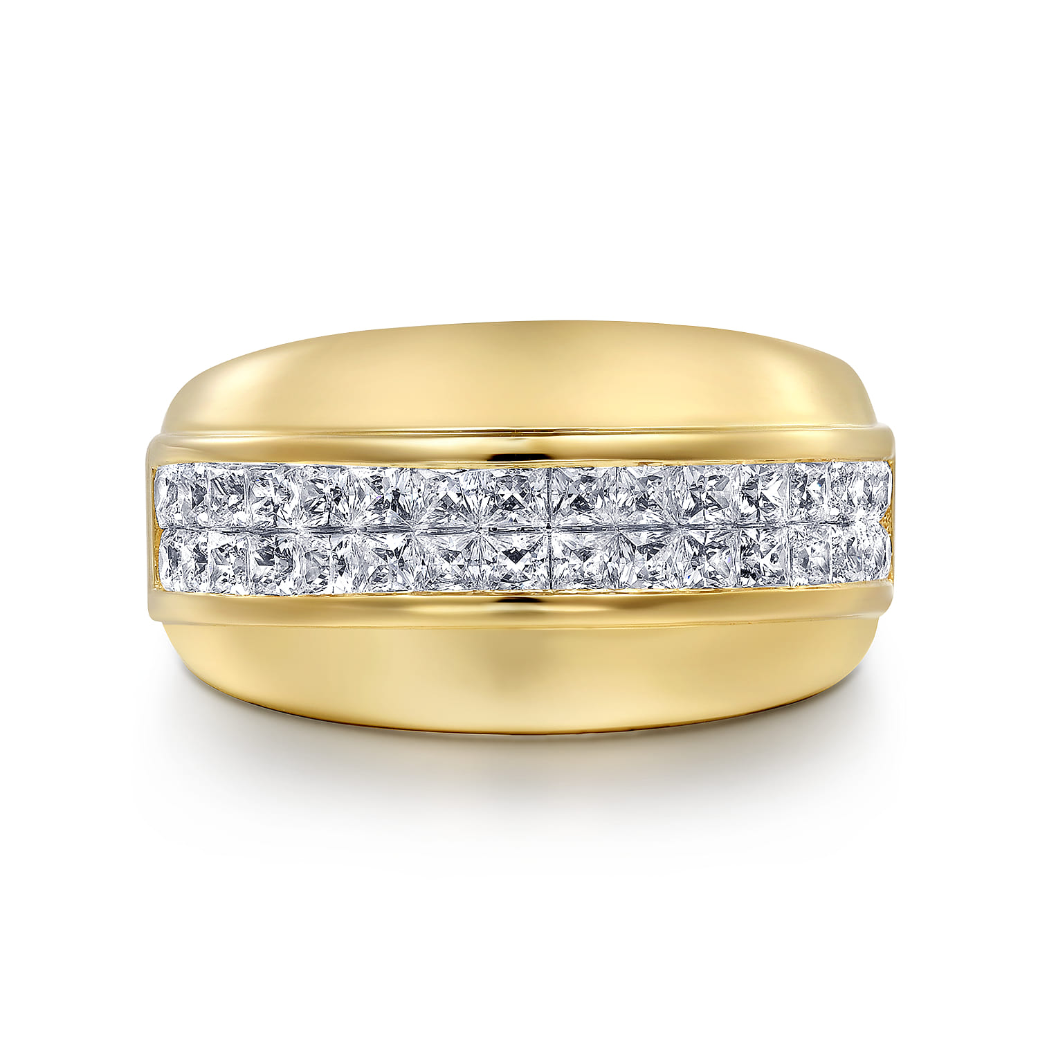 Diamond Wide Band Ring