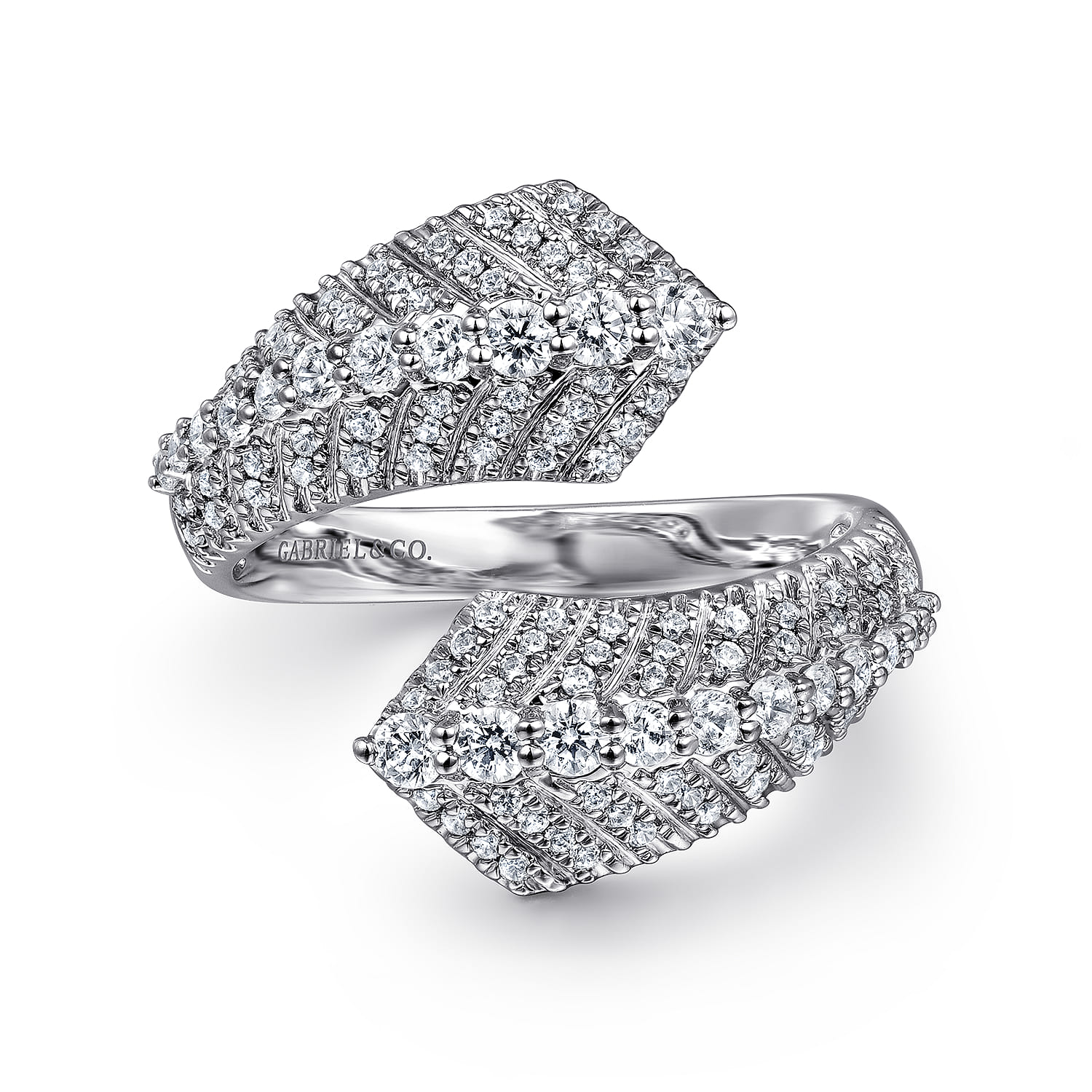 Diamond Bypass Ring