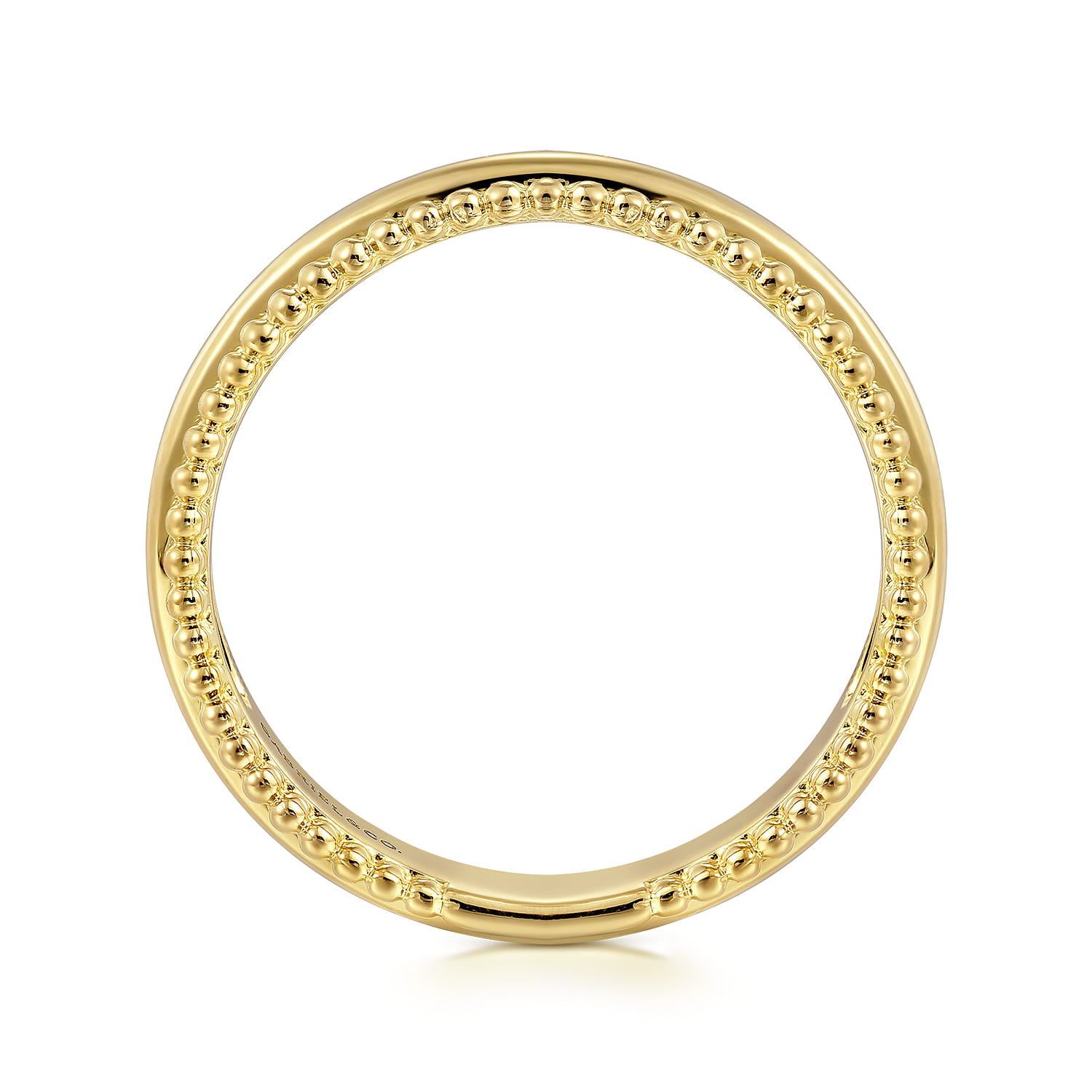 Stackable Ring Diamond Bujukan in 14K Yellow Gold, photograph 2