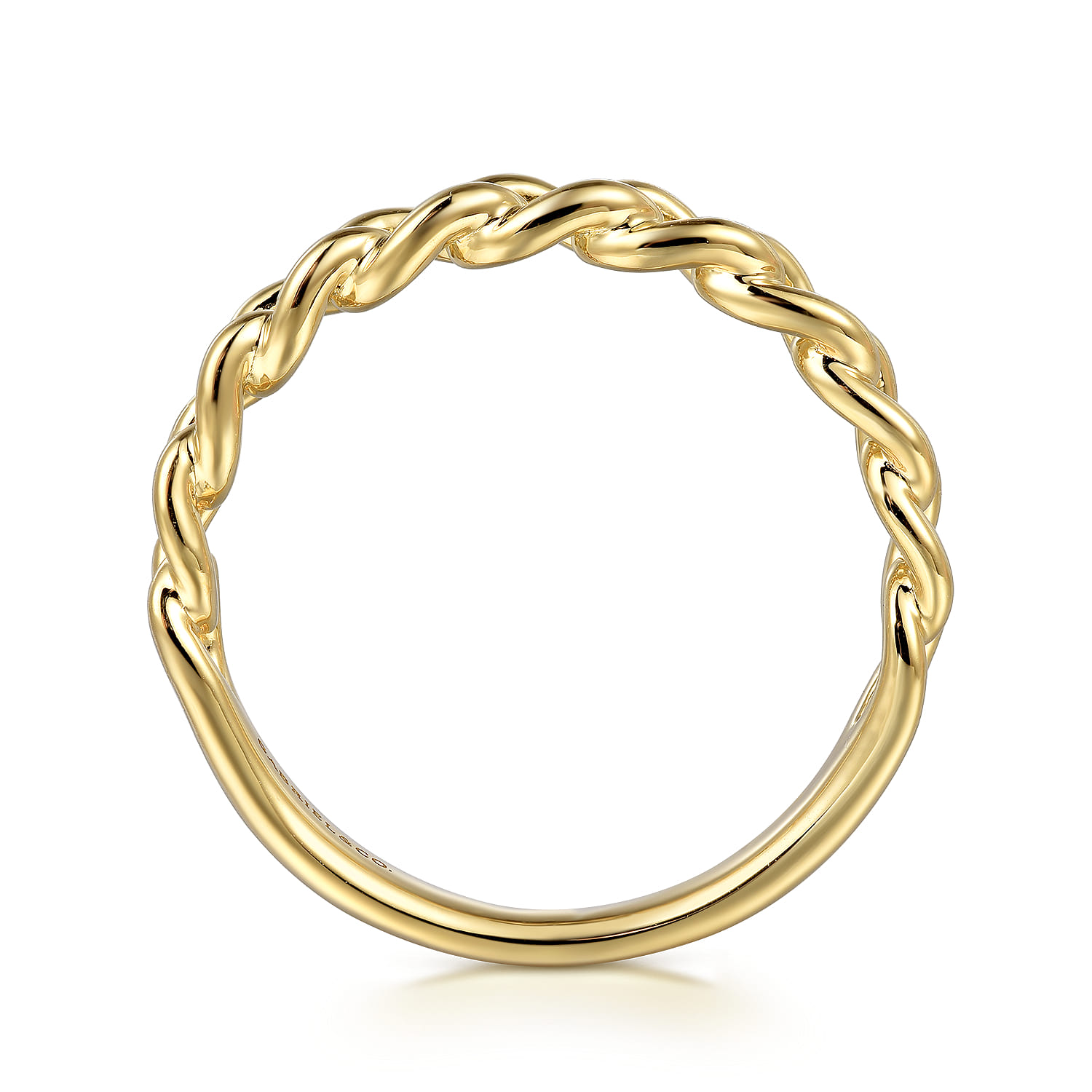 Stackable Ring in 14K Yellow Gold, photograph 2