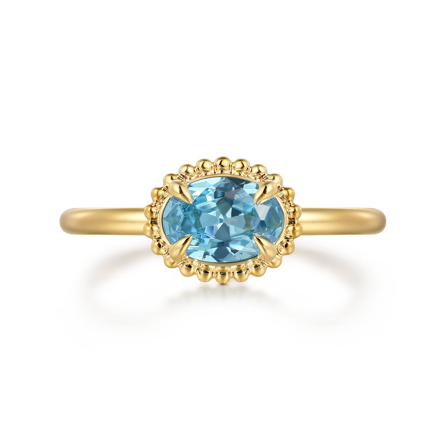Blue Topaz Bujukan Promise Ring