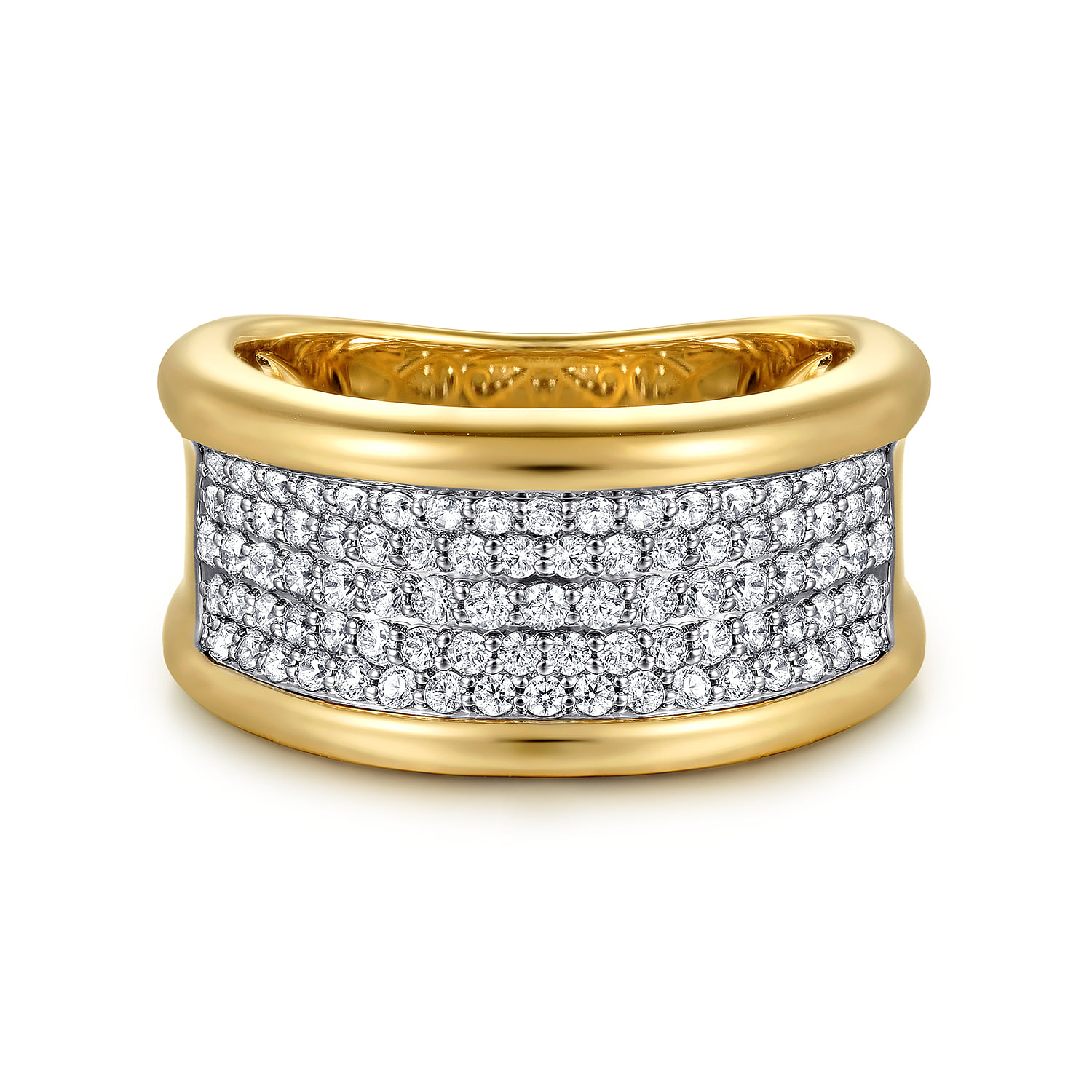 Diamond Wide Band Ring