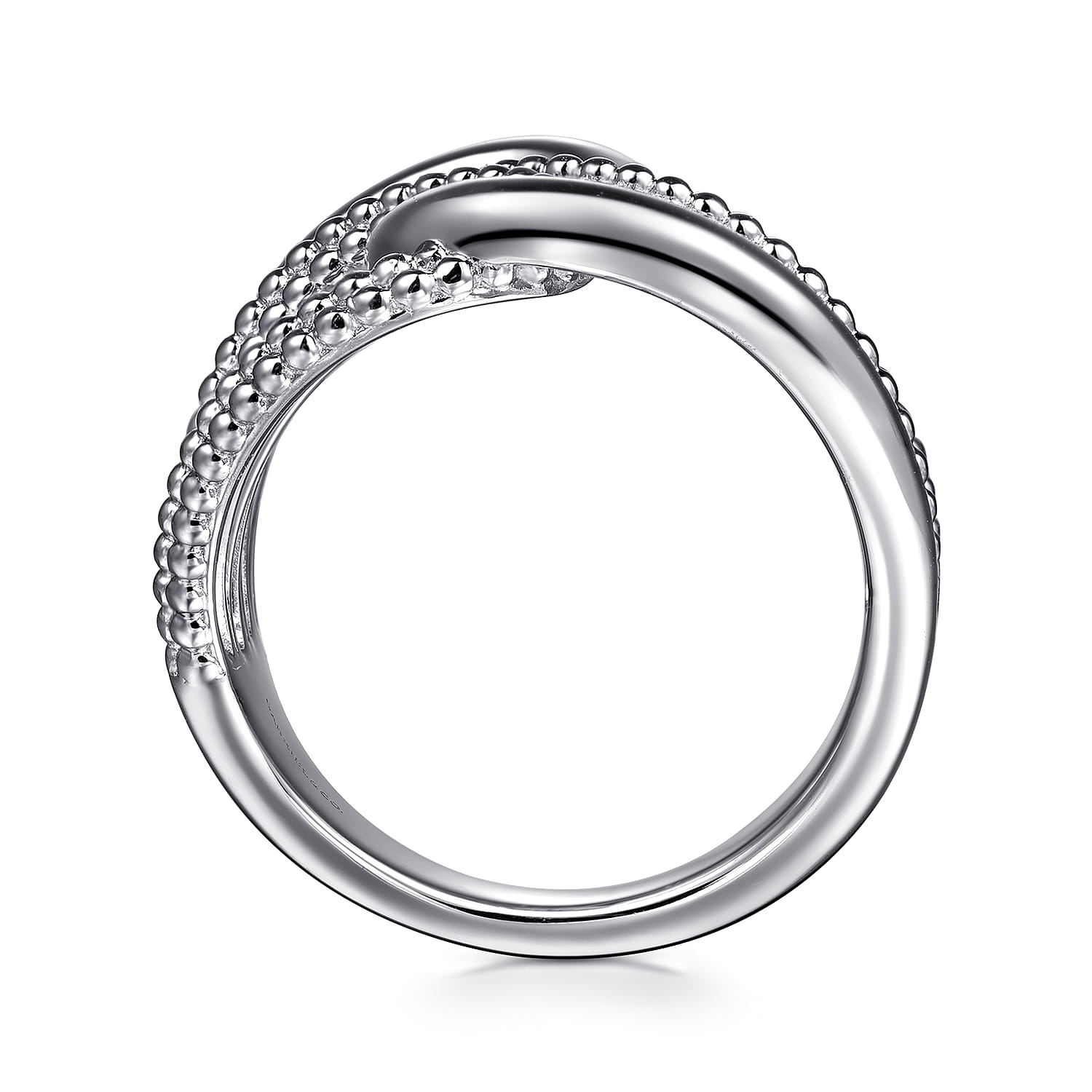 Bujukan Twisted Ring in Sterling Silver, photograph 2