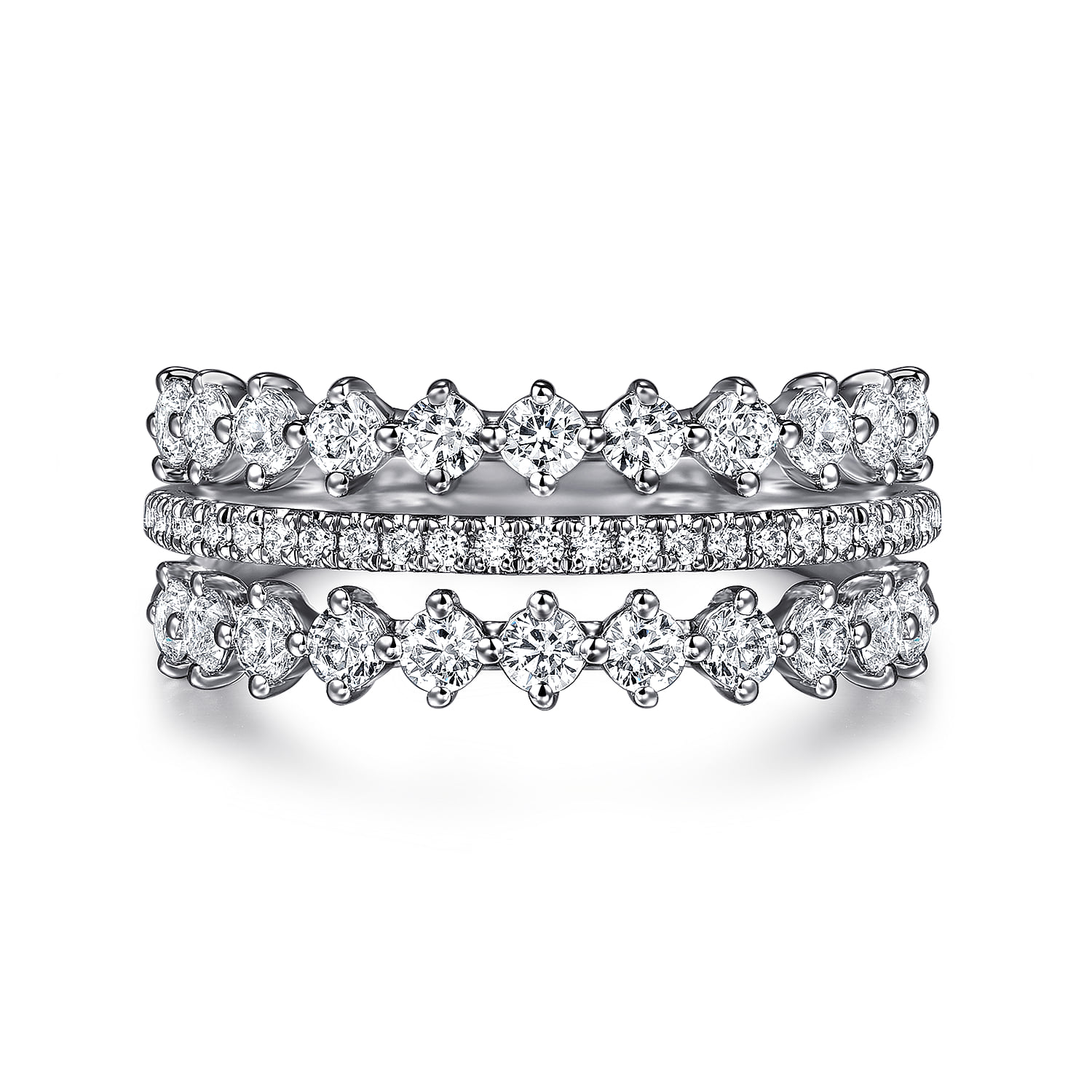 Diamond Wide Band Ring