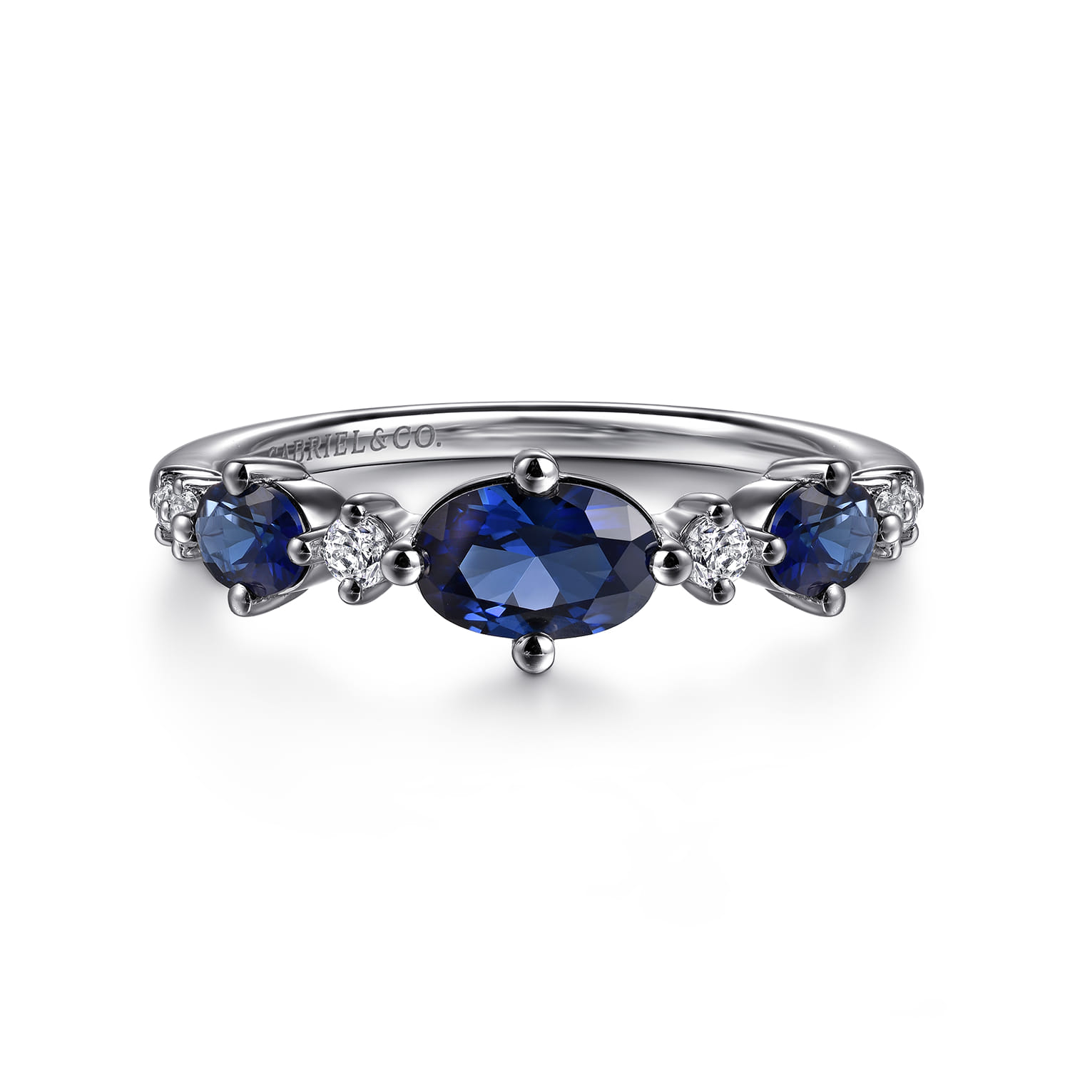 Diamond and Sapphire Ladies Ring