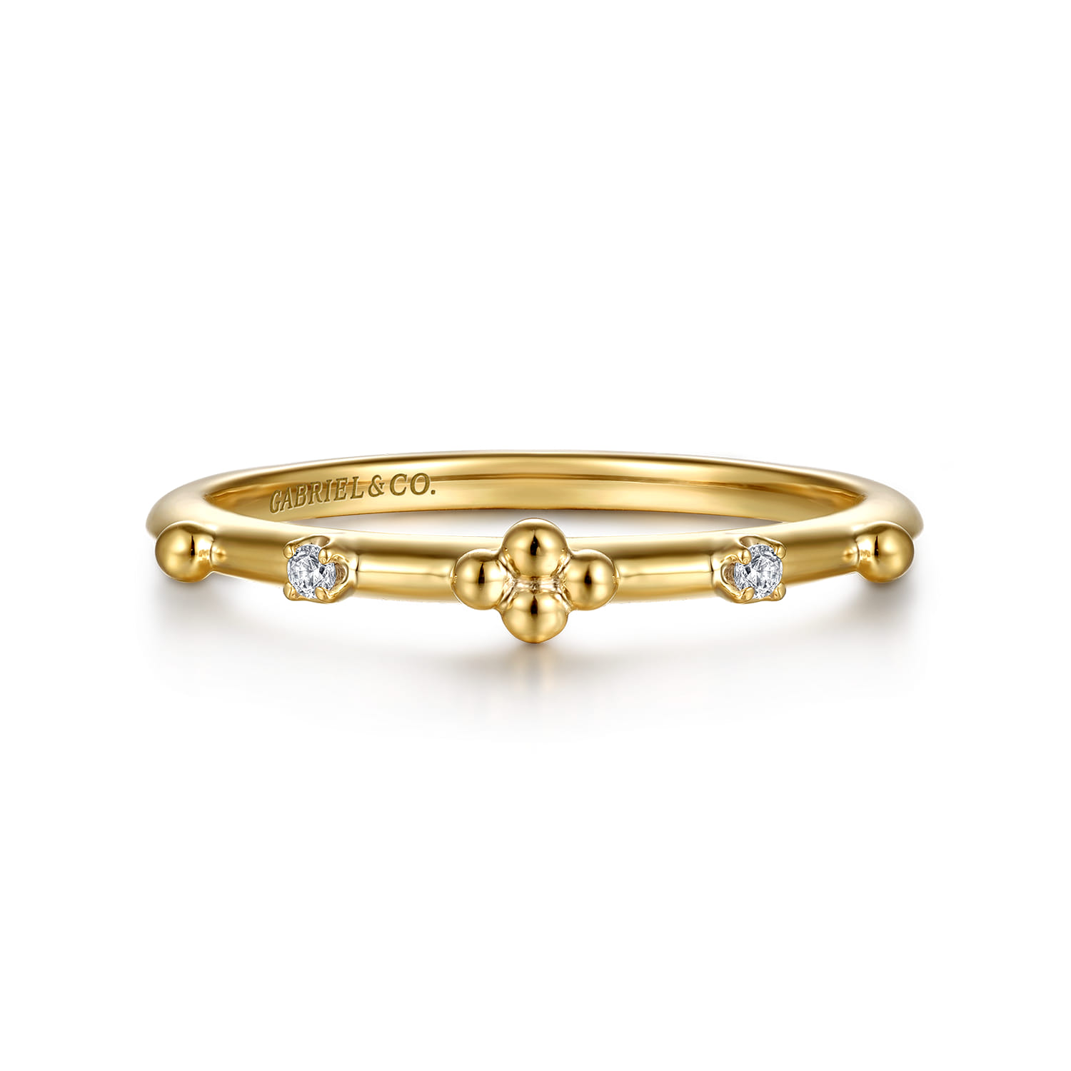 Stackable Ring Diamond 0.02ct Bujukan