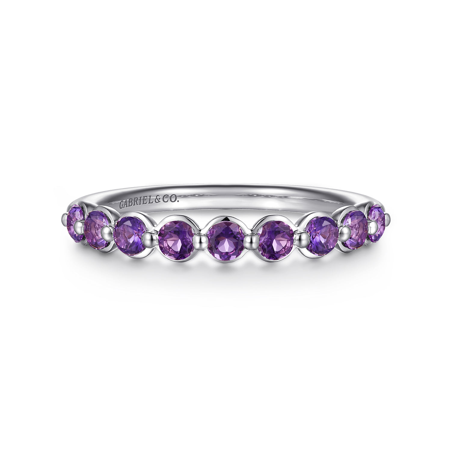 Amethyst Stackable Ring