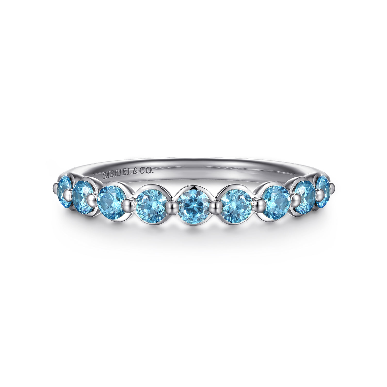 Blue Topaz Stackable Ring