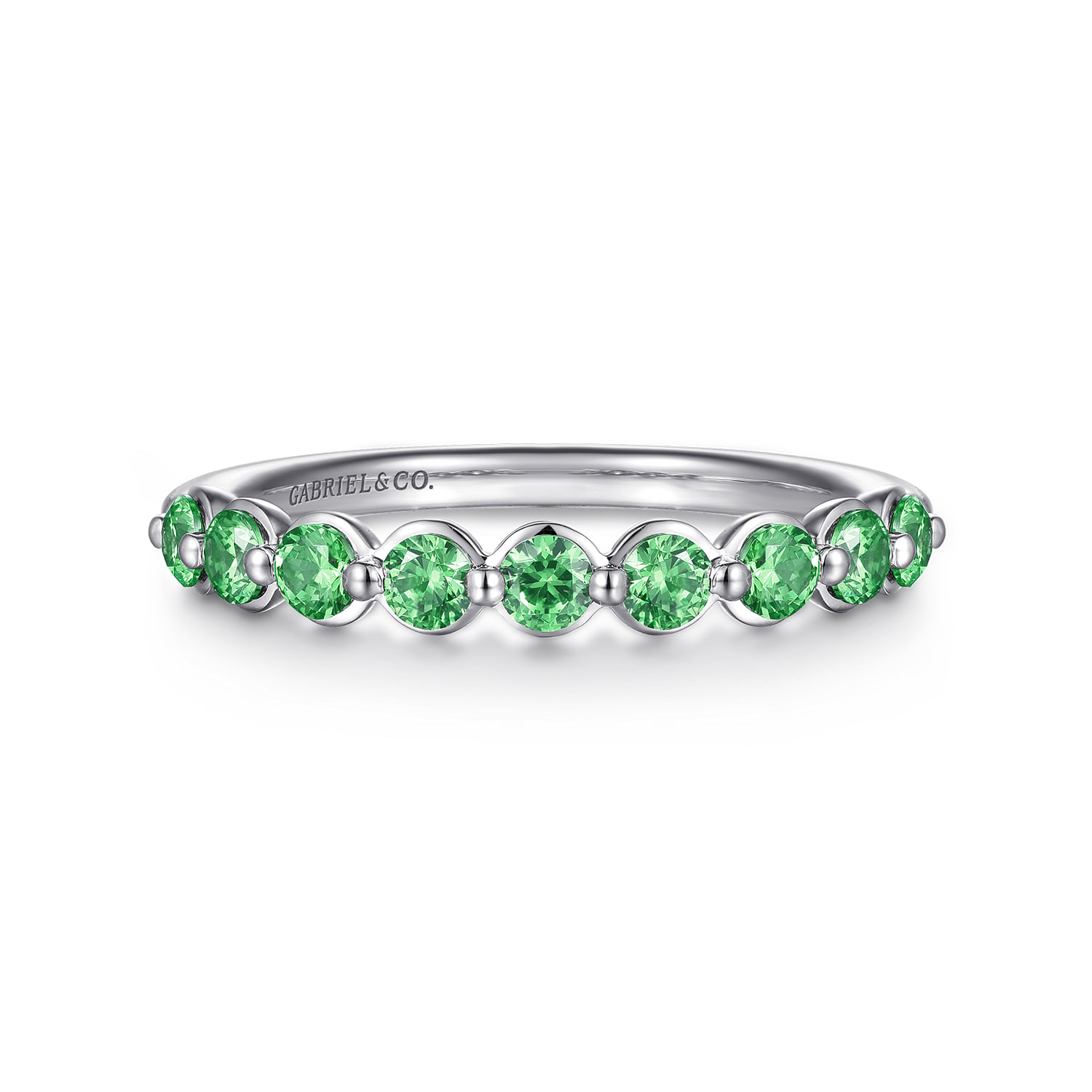 Emerald Stackable Ring
