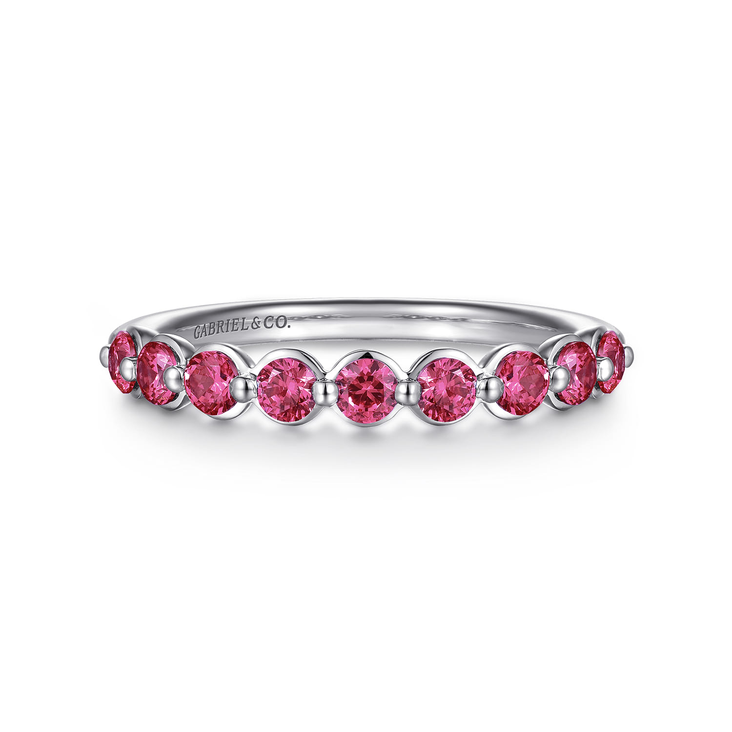 Pink Tourmaline Stackable Ring