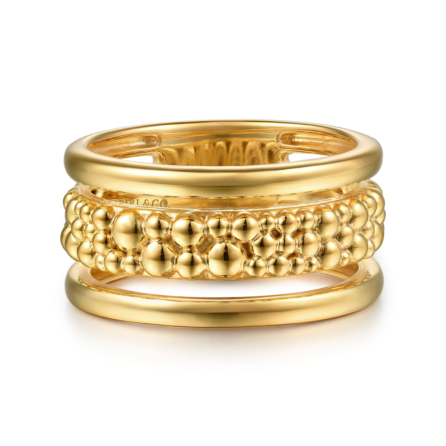 Pave Bujukan Wide Band Ring