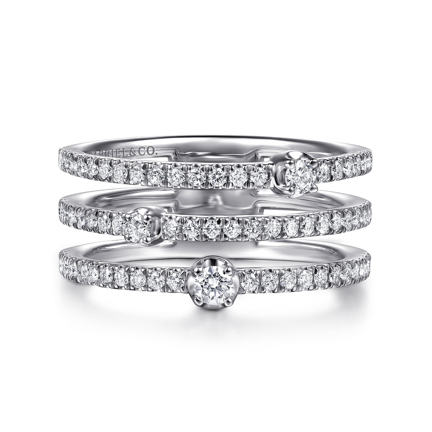 Diamond Easy Stackable Ring