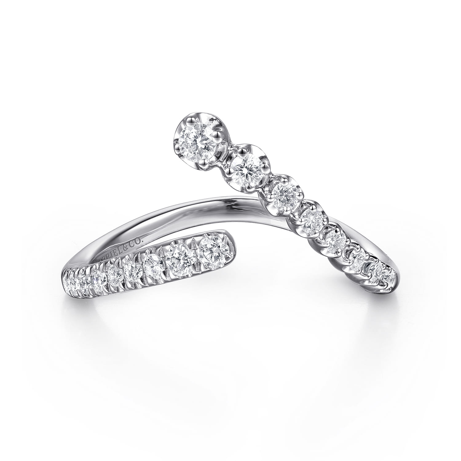 Diamond Bypass Ring
