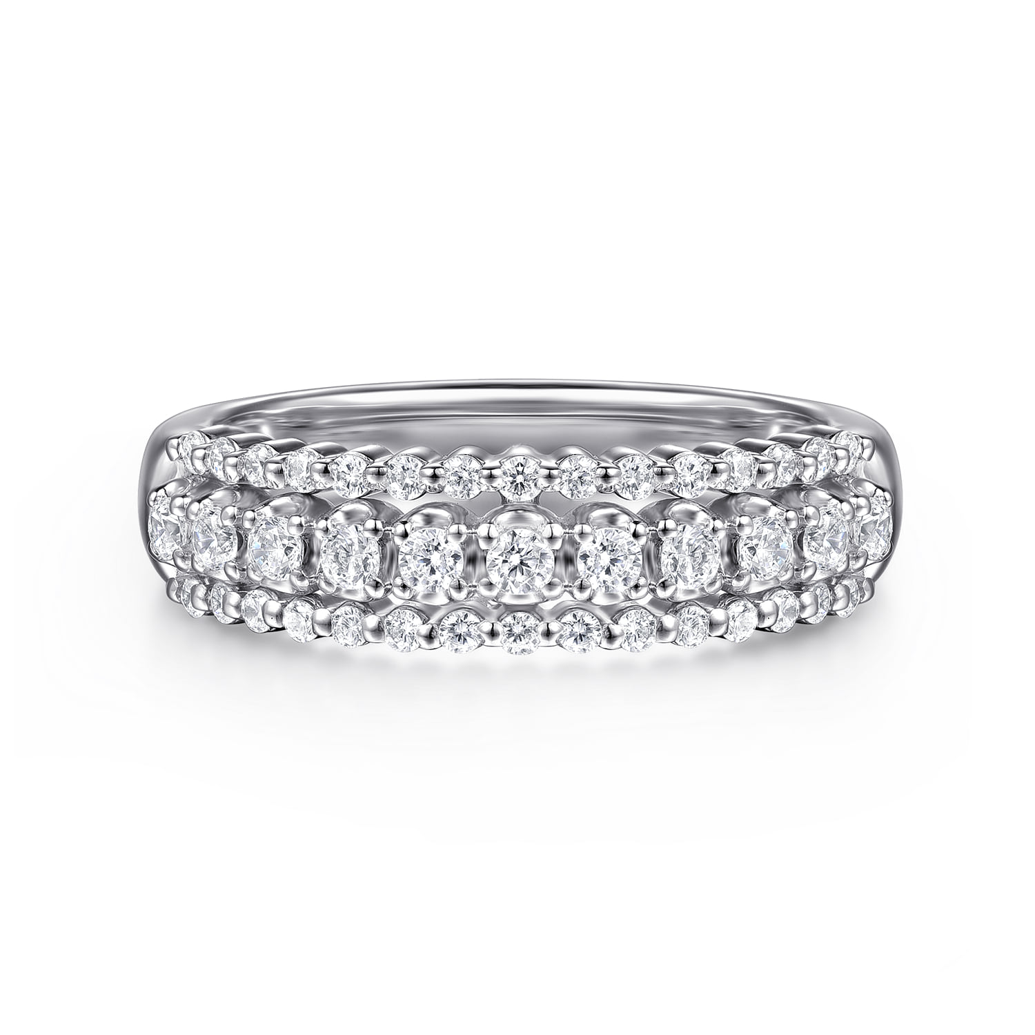 Diamond Wide Band Ring