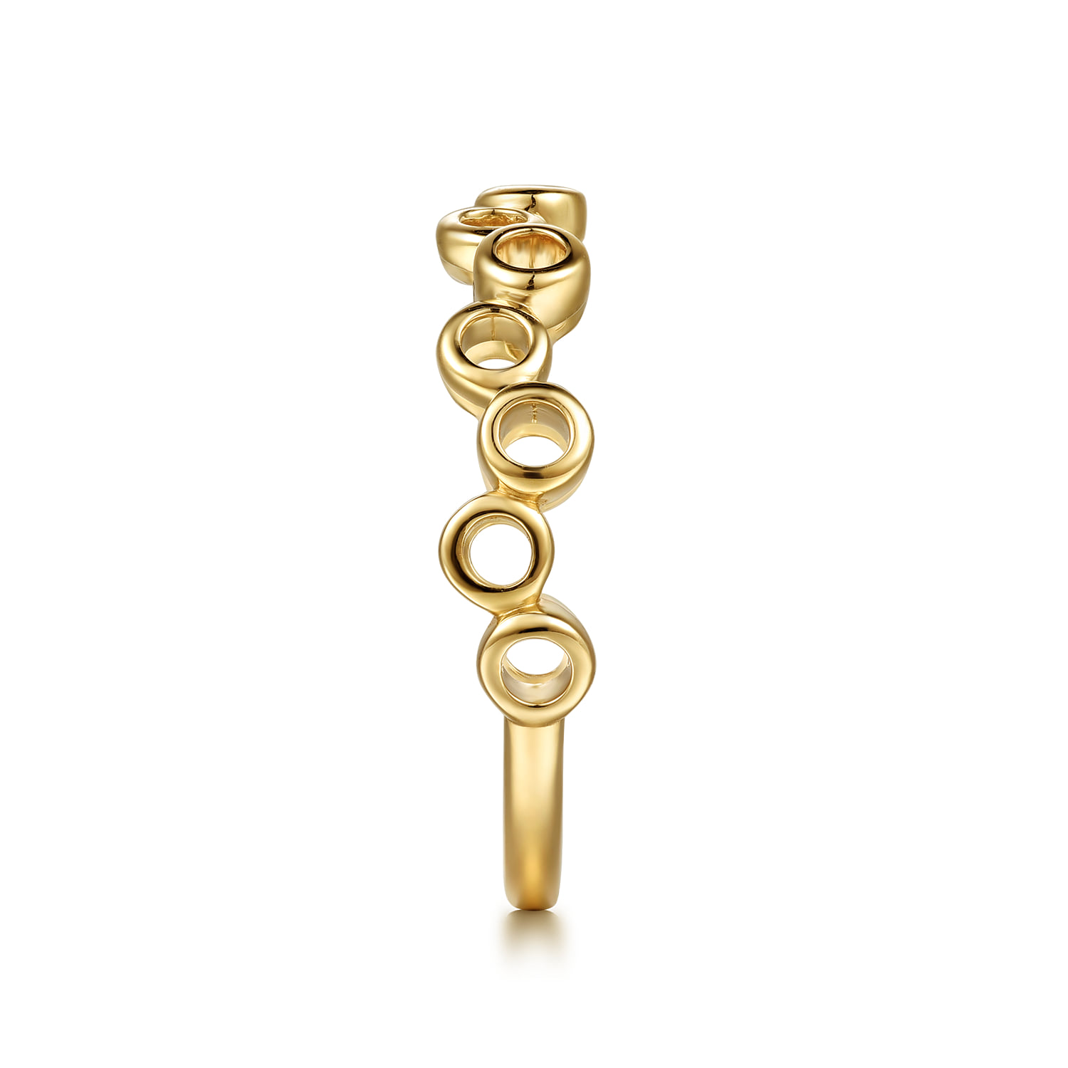 Stackable Ring in 14K Yellow Gold, photograph 4
