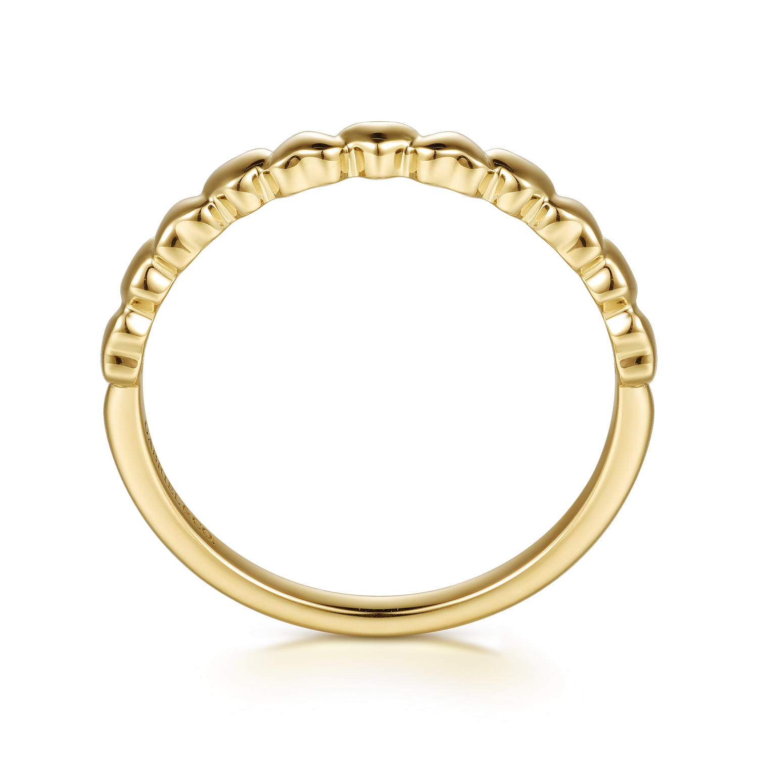 Stackable Ring in 14K Yellow Gold, photograph 2