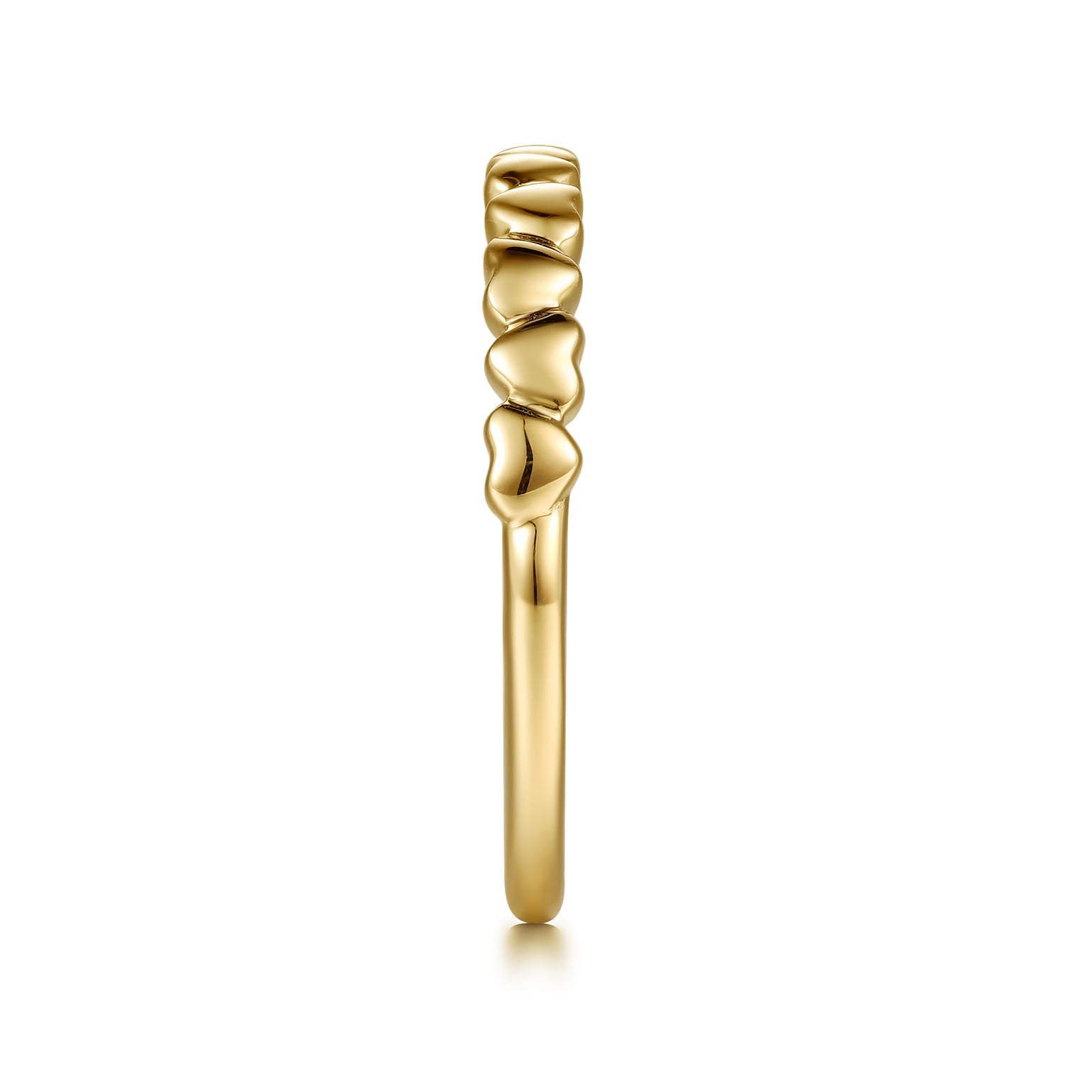 Stackable Ring in 14K Yellow Gold, photograph 4