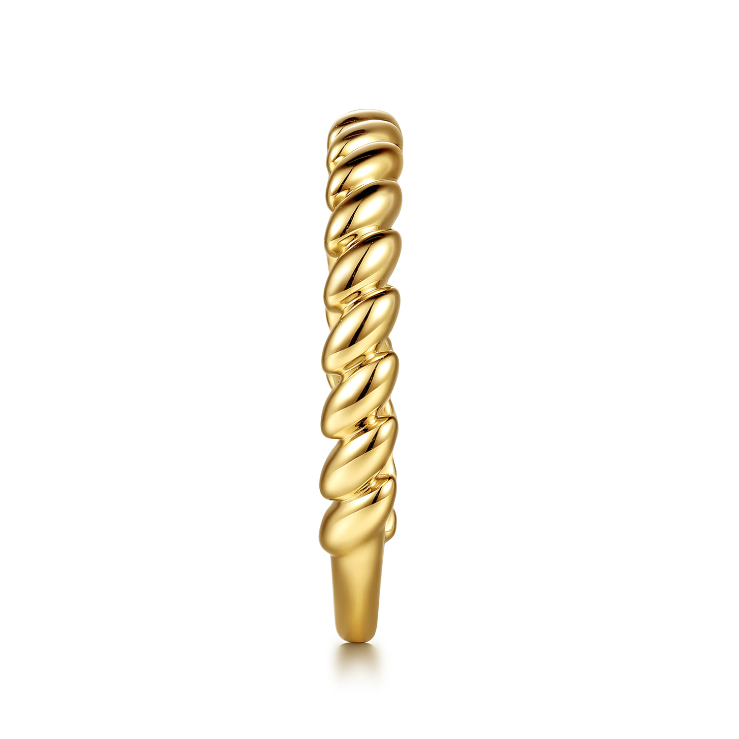 Stackable Ring in 14K Yellow Gold, photograph 4