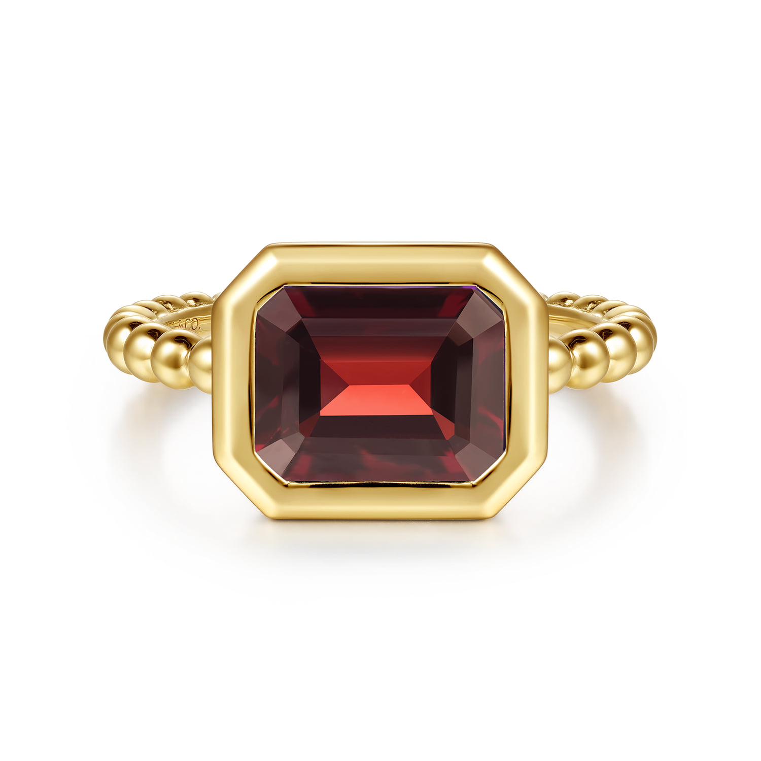 Bujukan and Garnet Stackable Ring