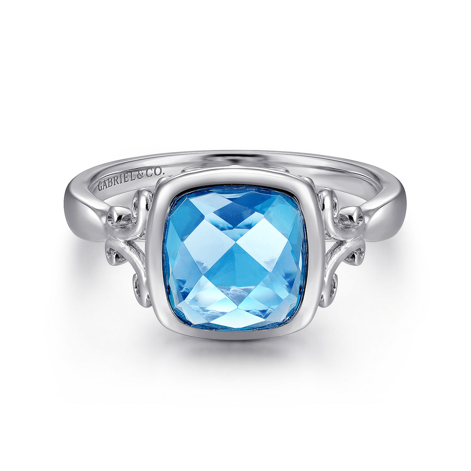 Blue Topaz cheapest & Gaspeite Ring Size 7.75/Sterling Silver/Genuine Topaz/Square Cut Topaz/Vintage Topaz Ring For Women/Estate Topaz Ring