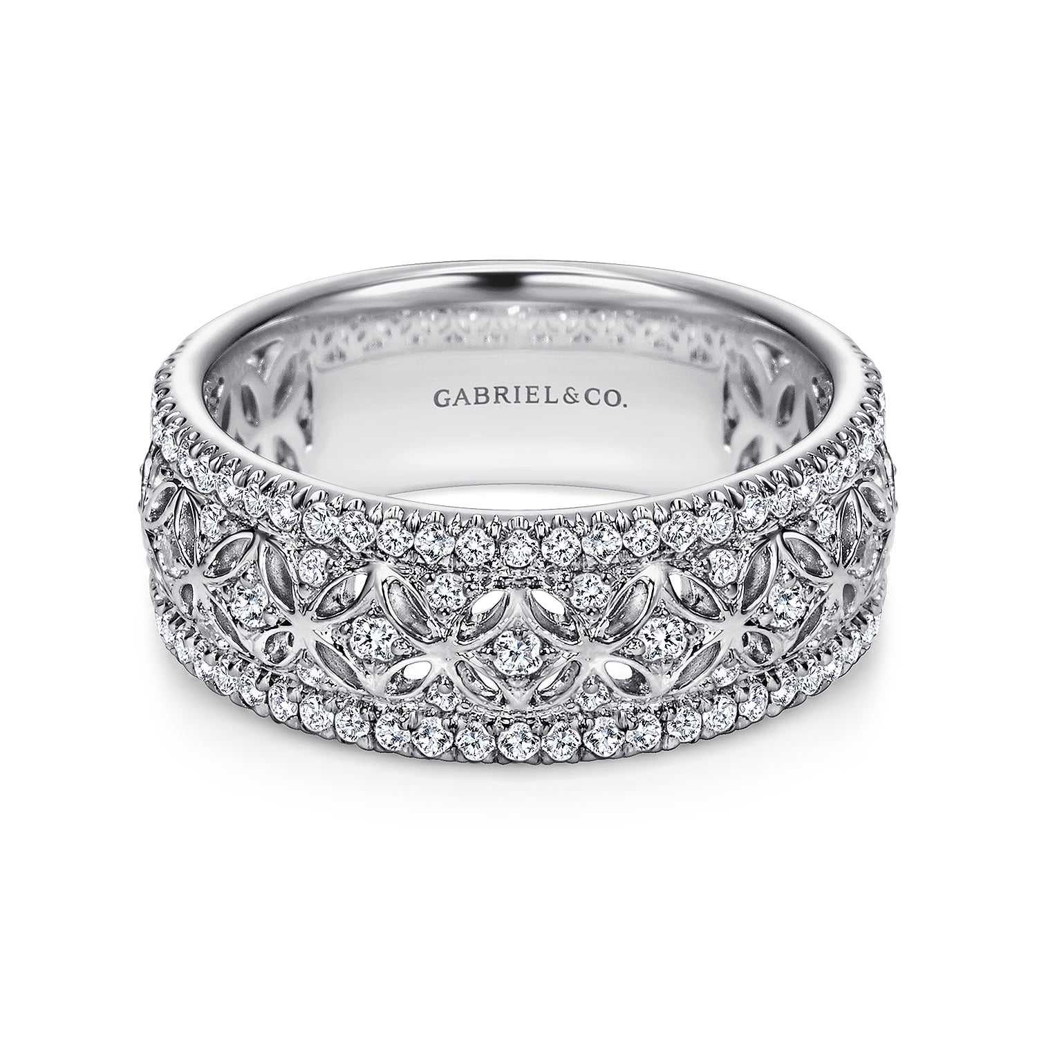 Vintage Inspired Diamond Band