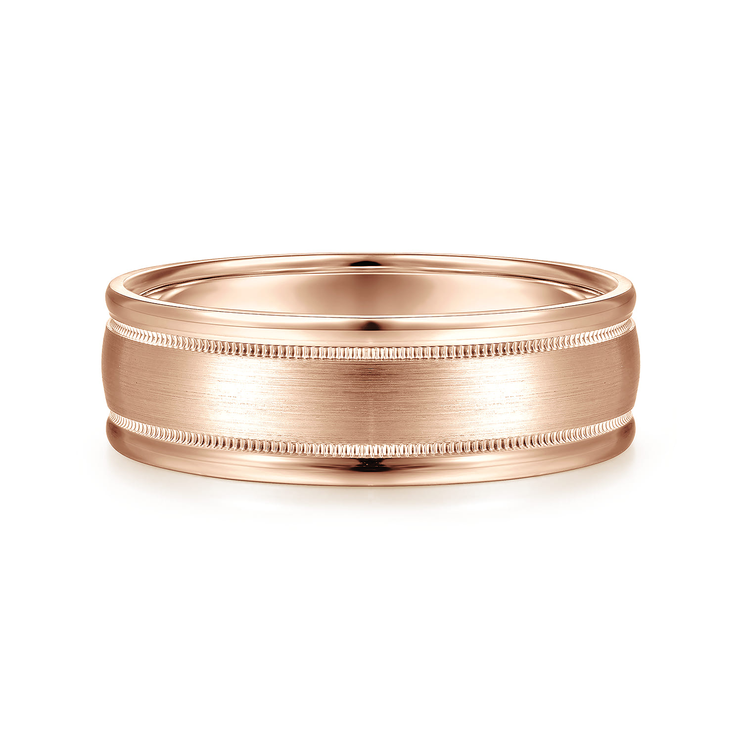 7mm - Men's Wedding Band in Satin Finish