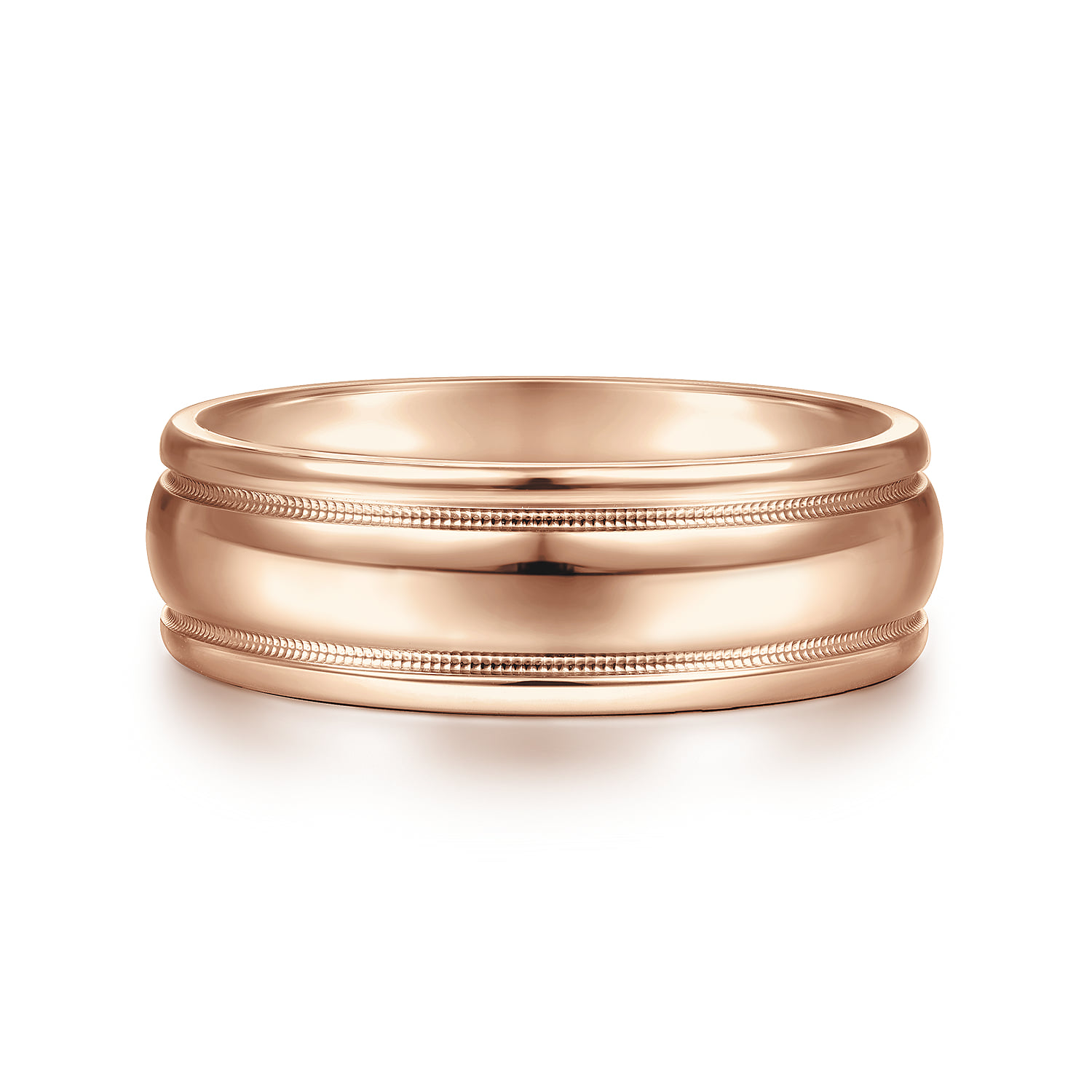 7mm - Men's Wedding Band in High Polished Finish