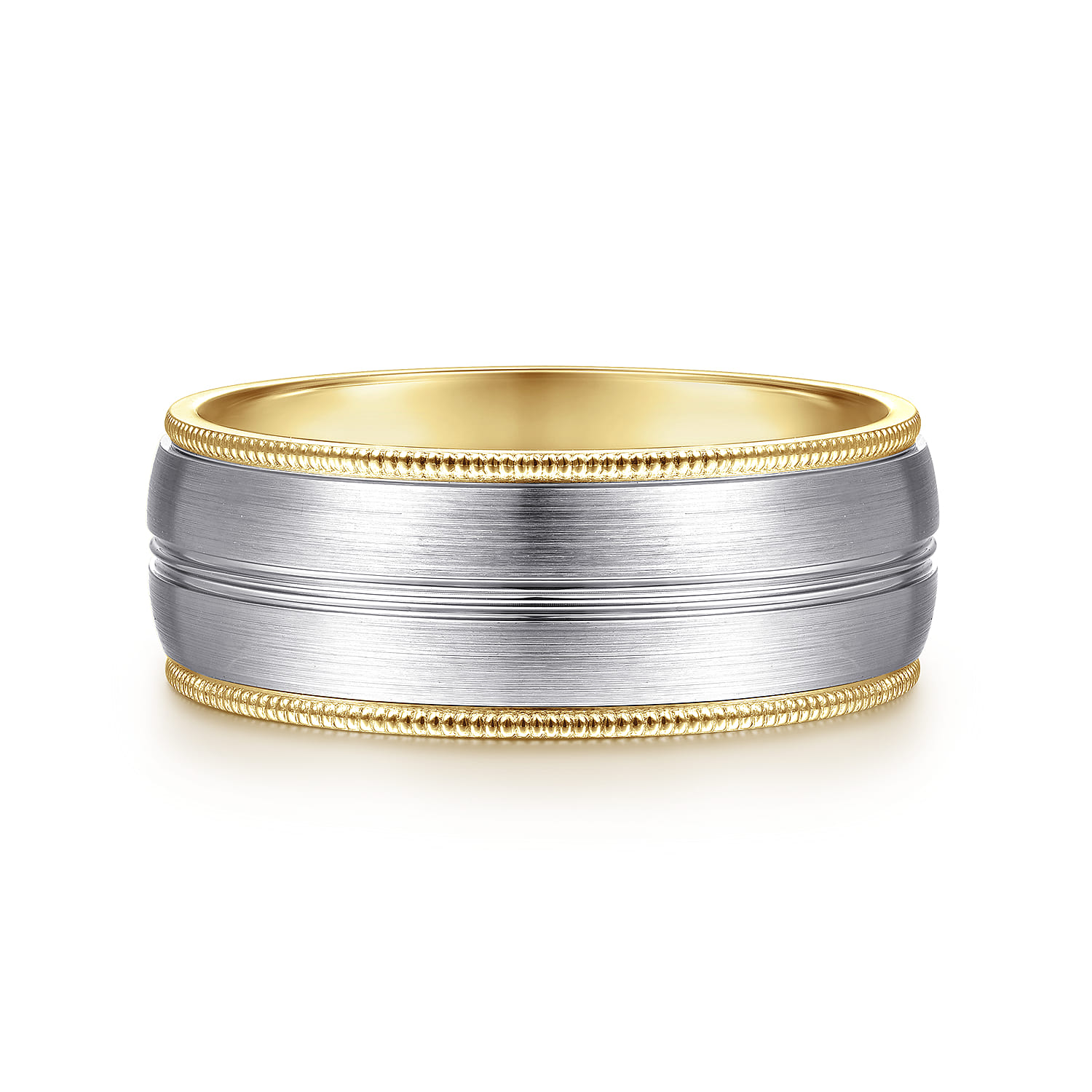 8mm - Men's Wedding Band in Satin Finish