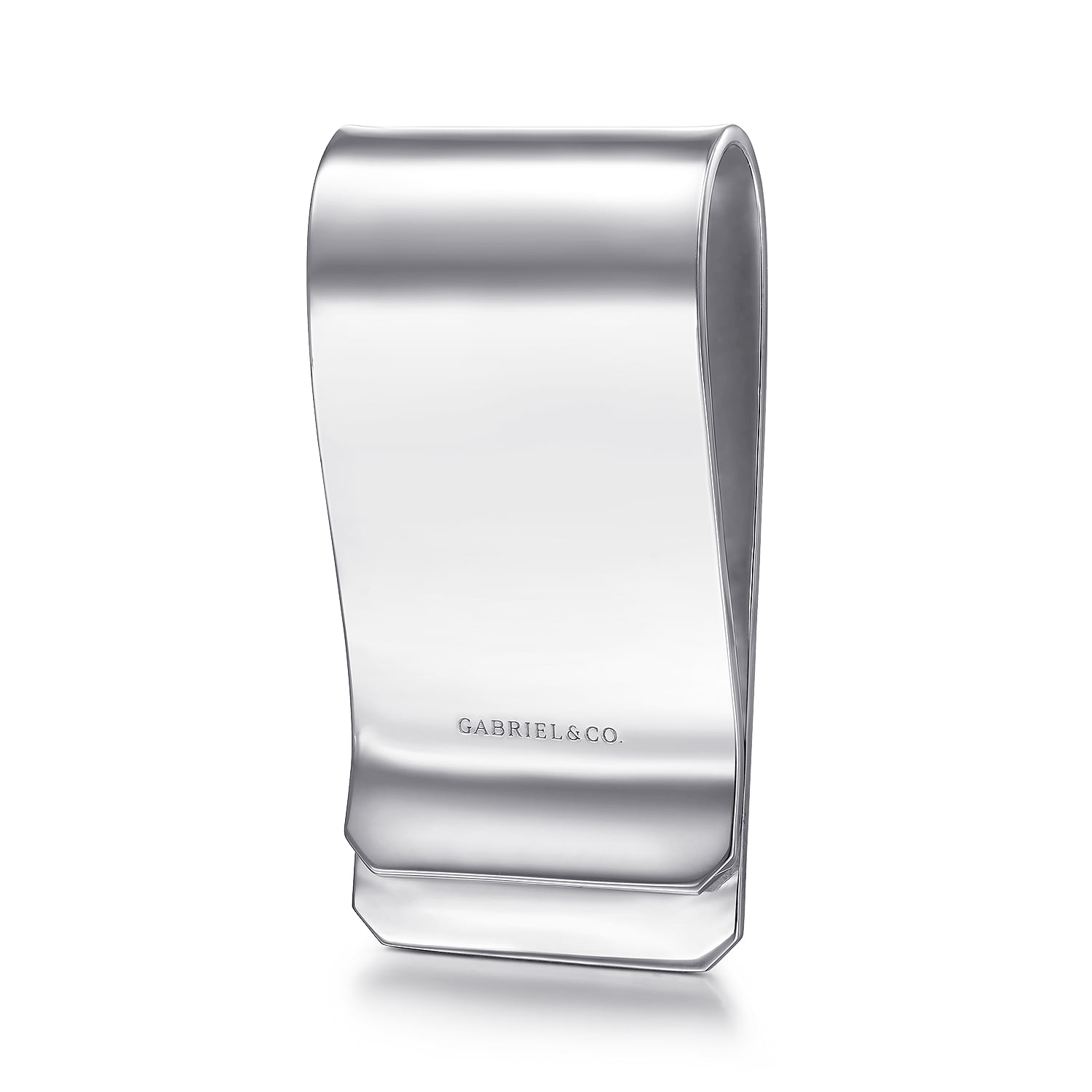 Money Clip Twisted Rope Trim in Sterling Silver, photograph 2