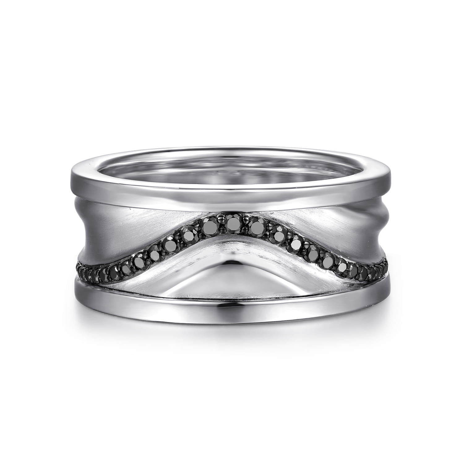 Black Spinel Men's Fashion Ring
