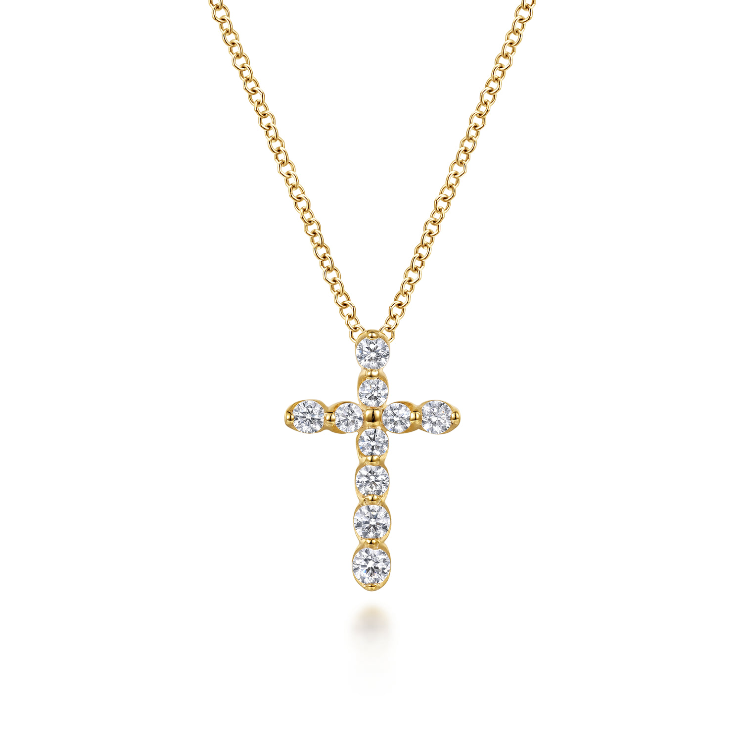 Diamond Cross Pendant Necklace