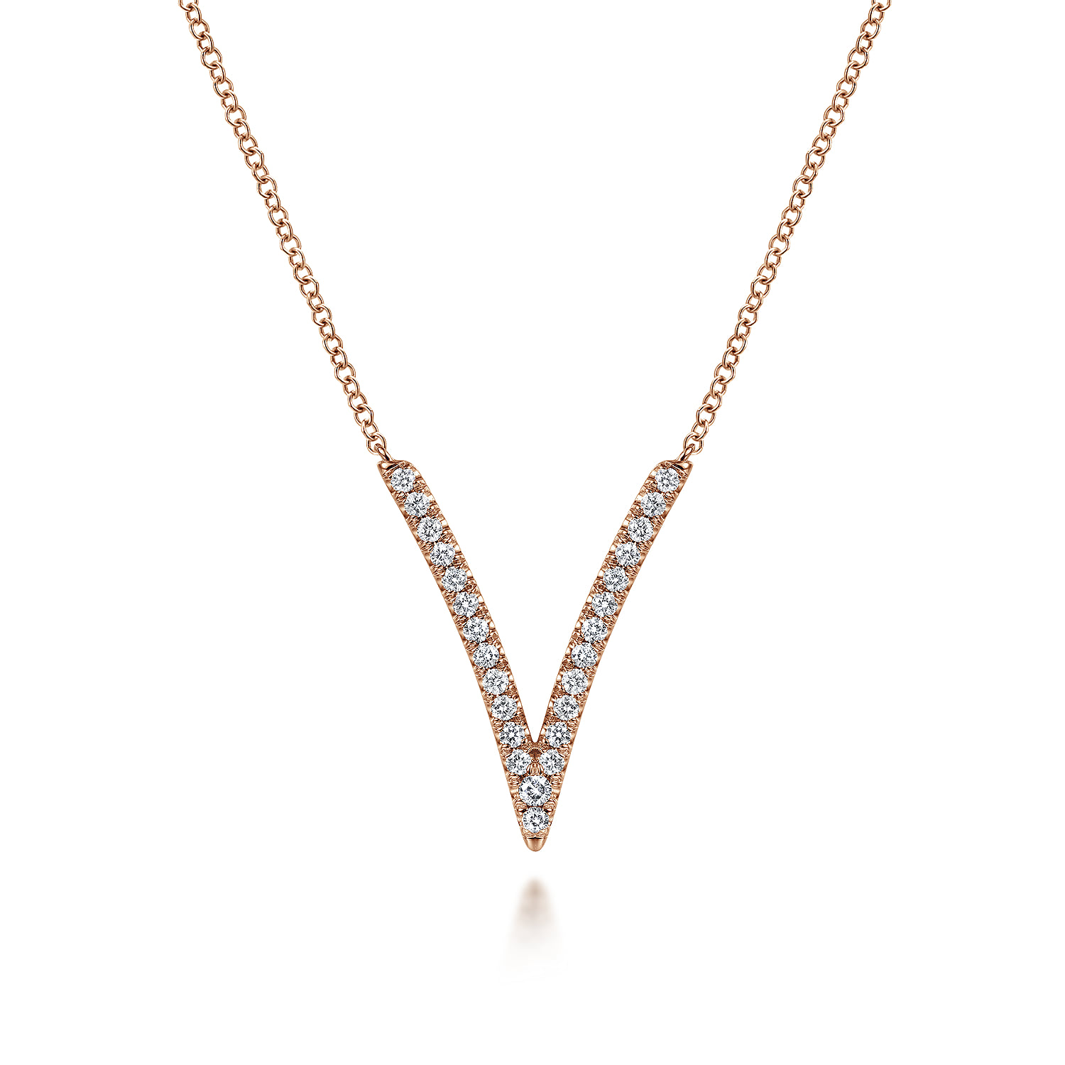 Diamond Chevron Necklace