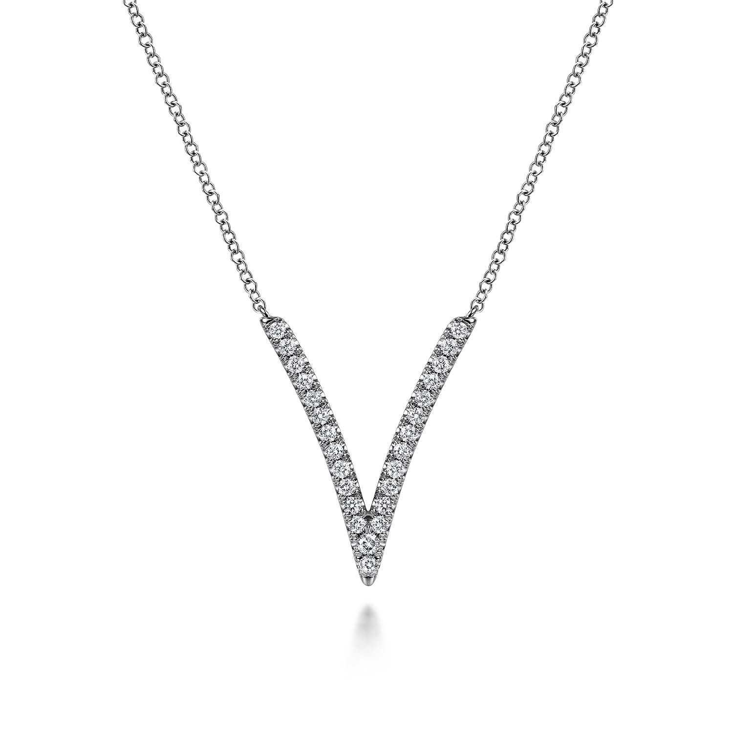 Diamond Chevron Necklace