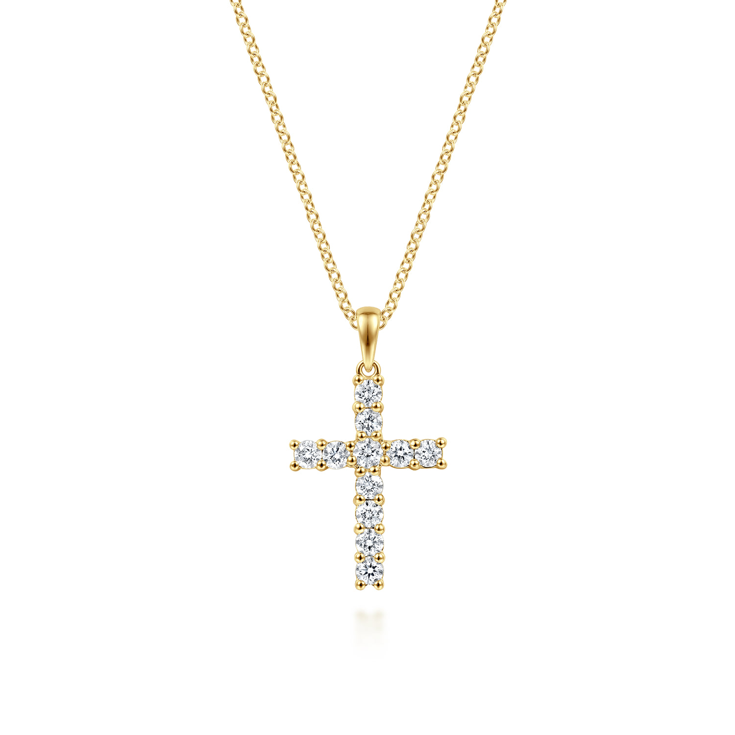 Diamond Cross Pendant Necklace