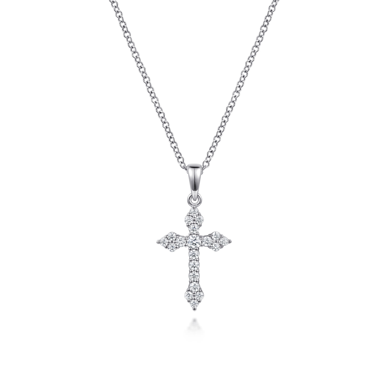 Diamond Cross Pendant Necklace