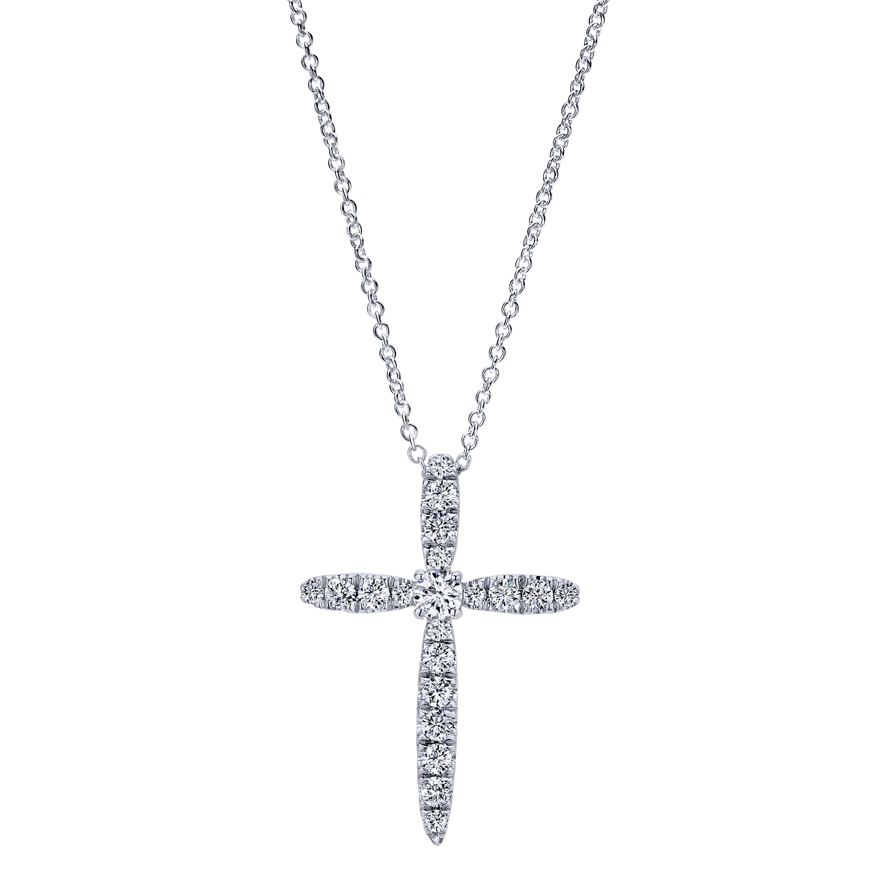 Diamond Cross Pendant Necklace