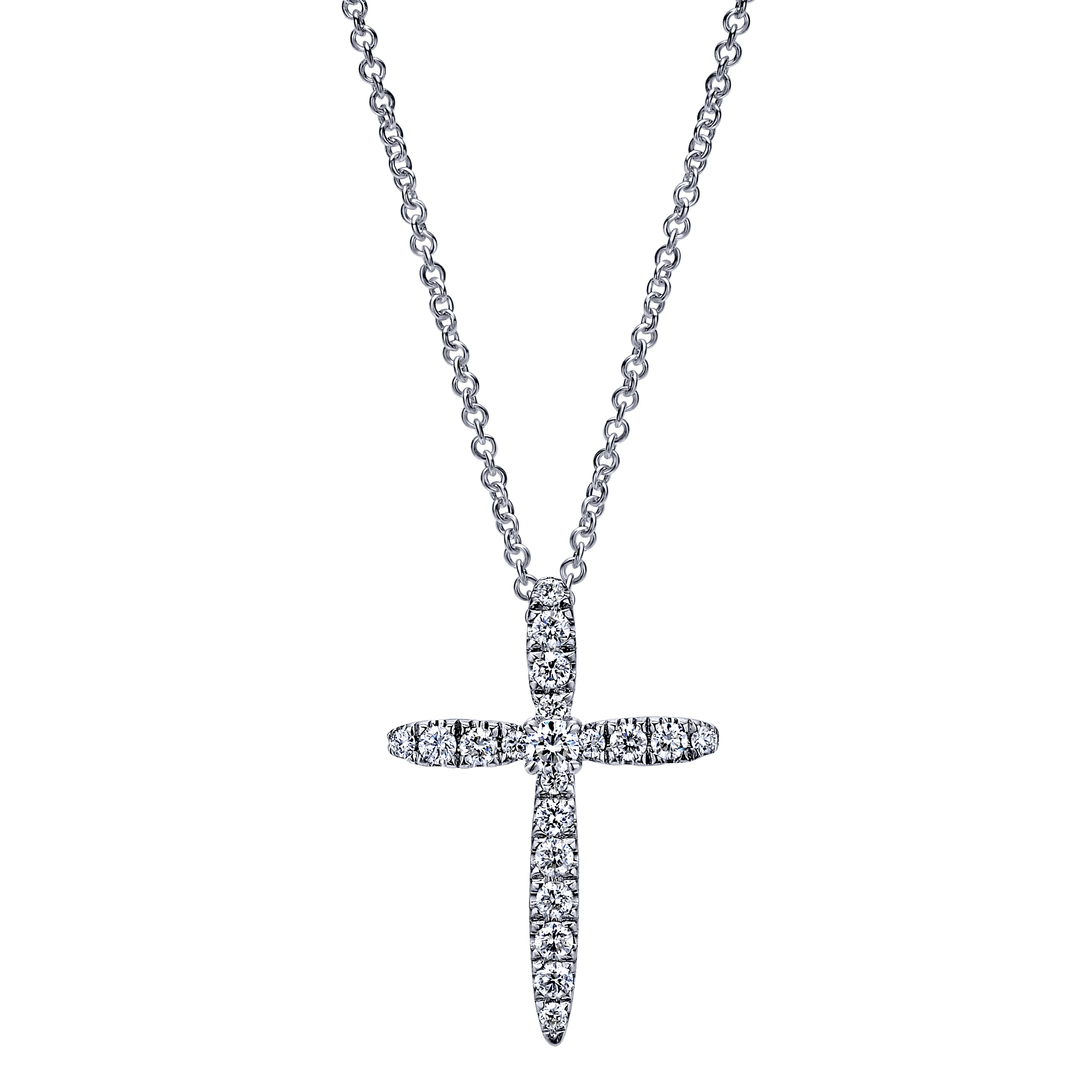 Diamond Cross Pendant Necklace