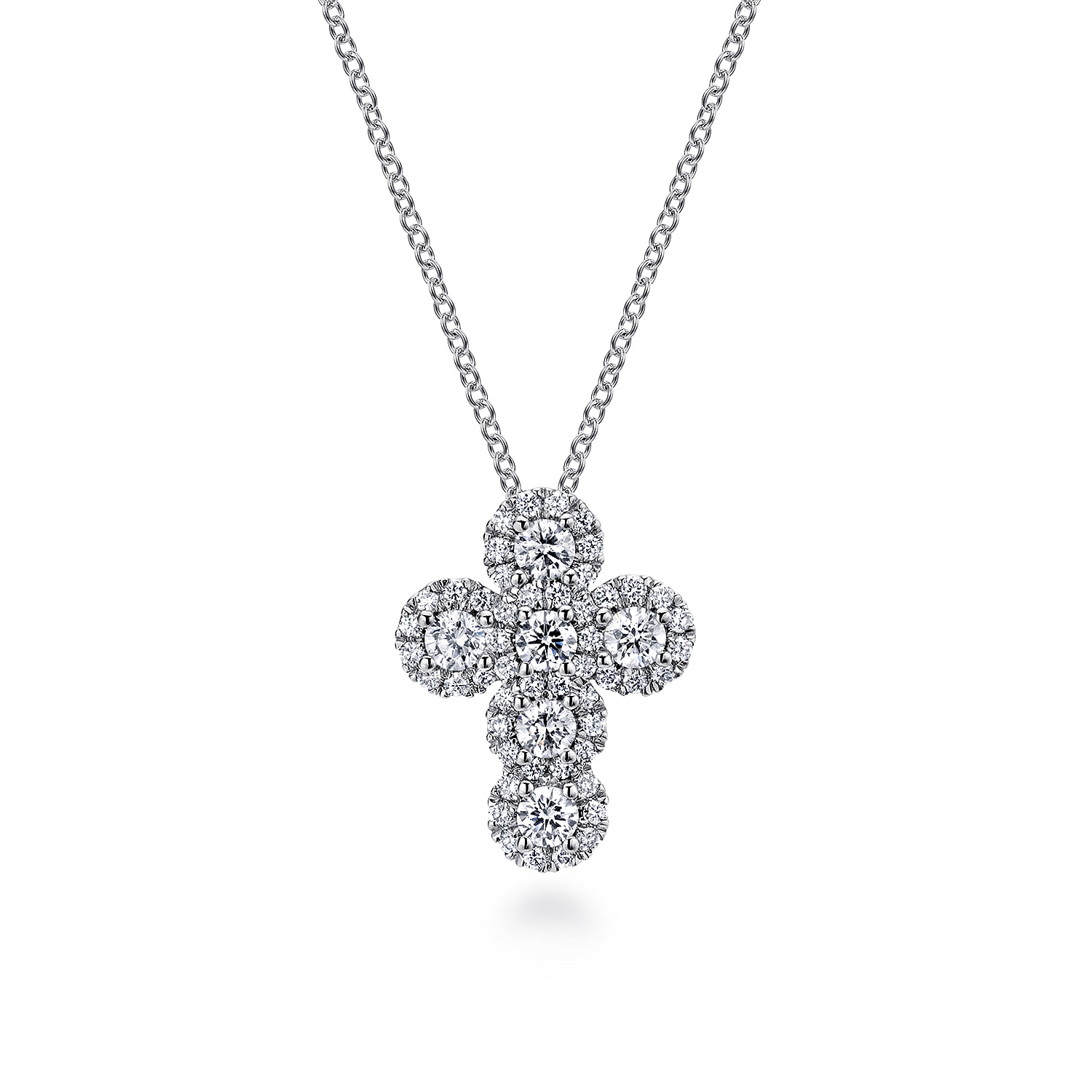 Diamond Cross Pendant Necklace
