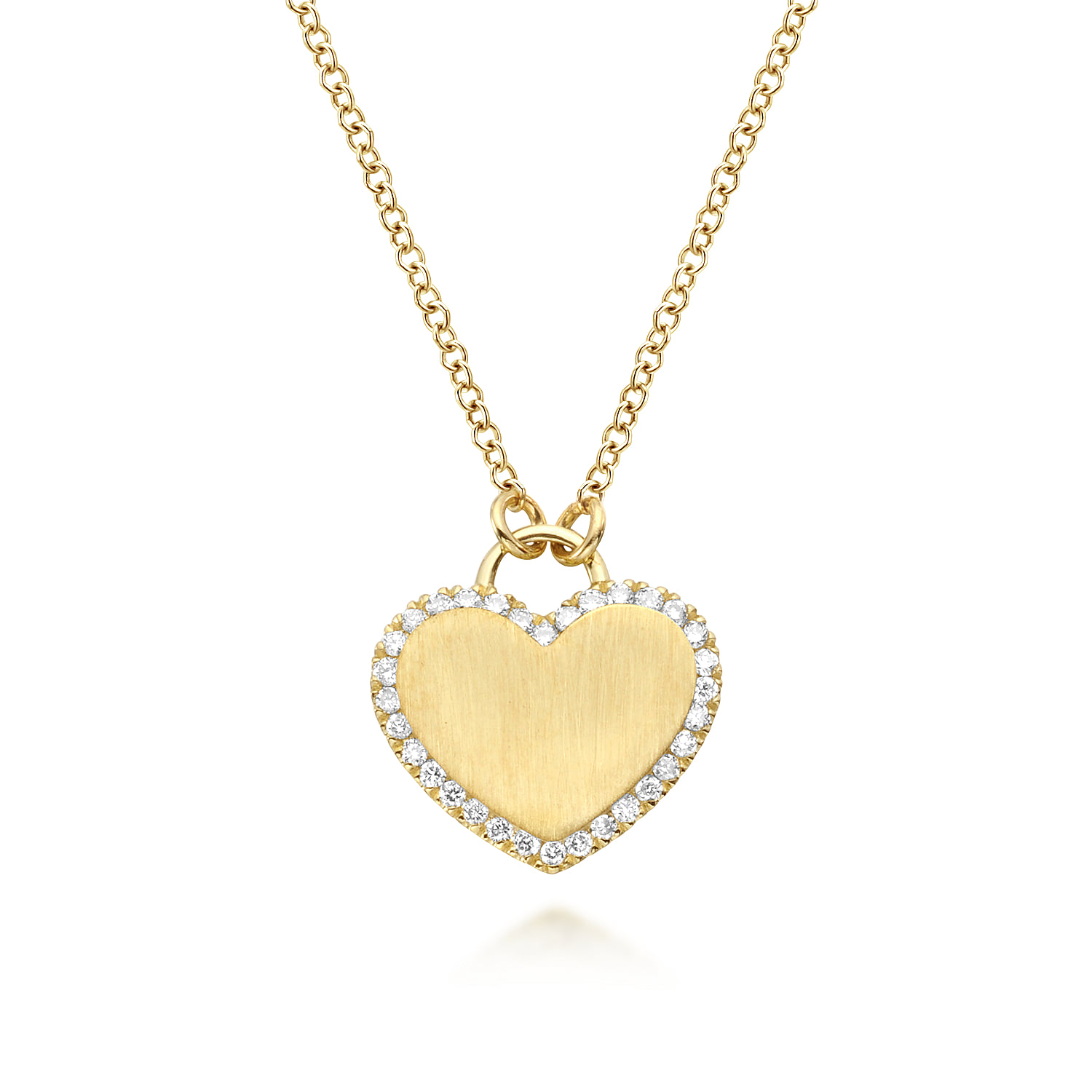 Diamond Halo Pendant Necklace