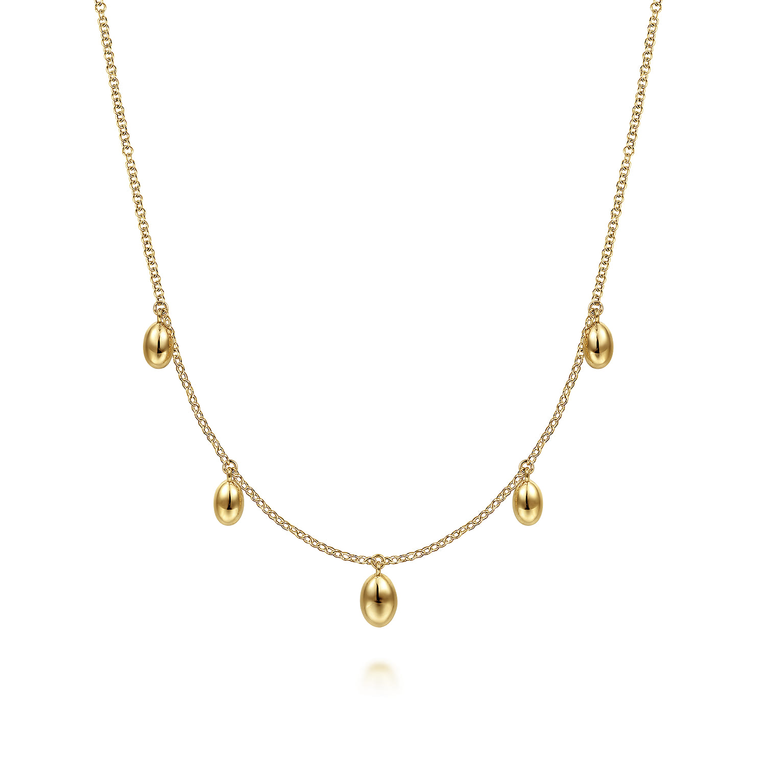 Chain Necklace with Bujukan Bead Drops