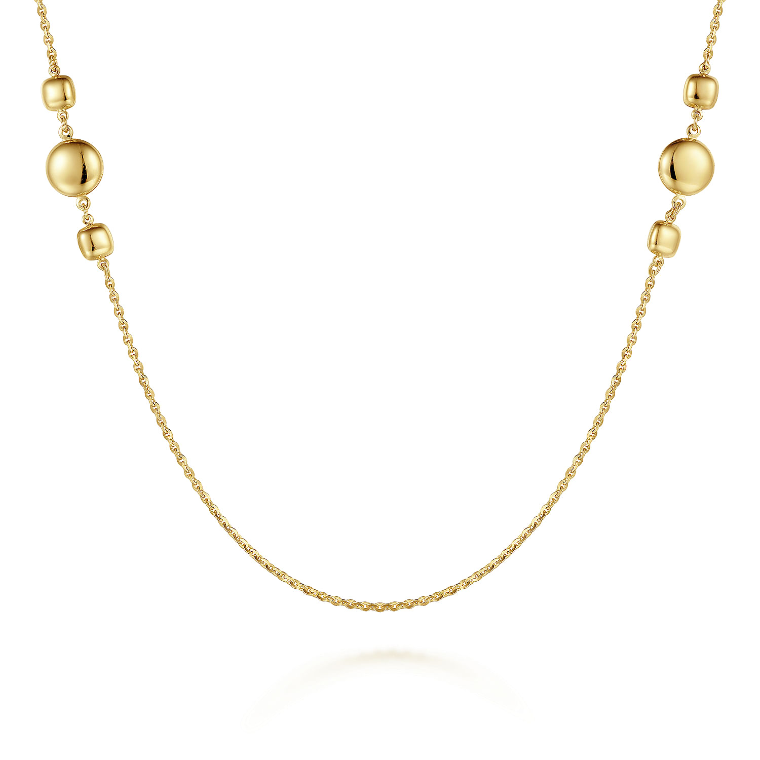 32 inch 14K Yellow Gold Station Necklace | Shop 14k Yellow Gold