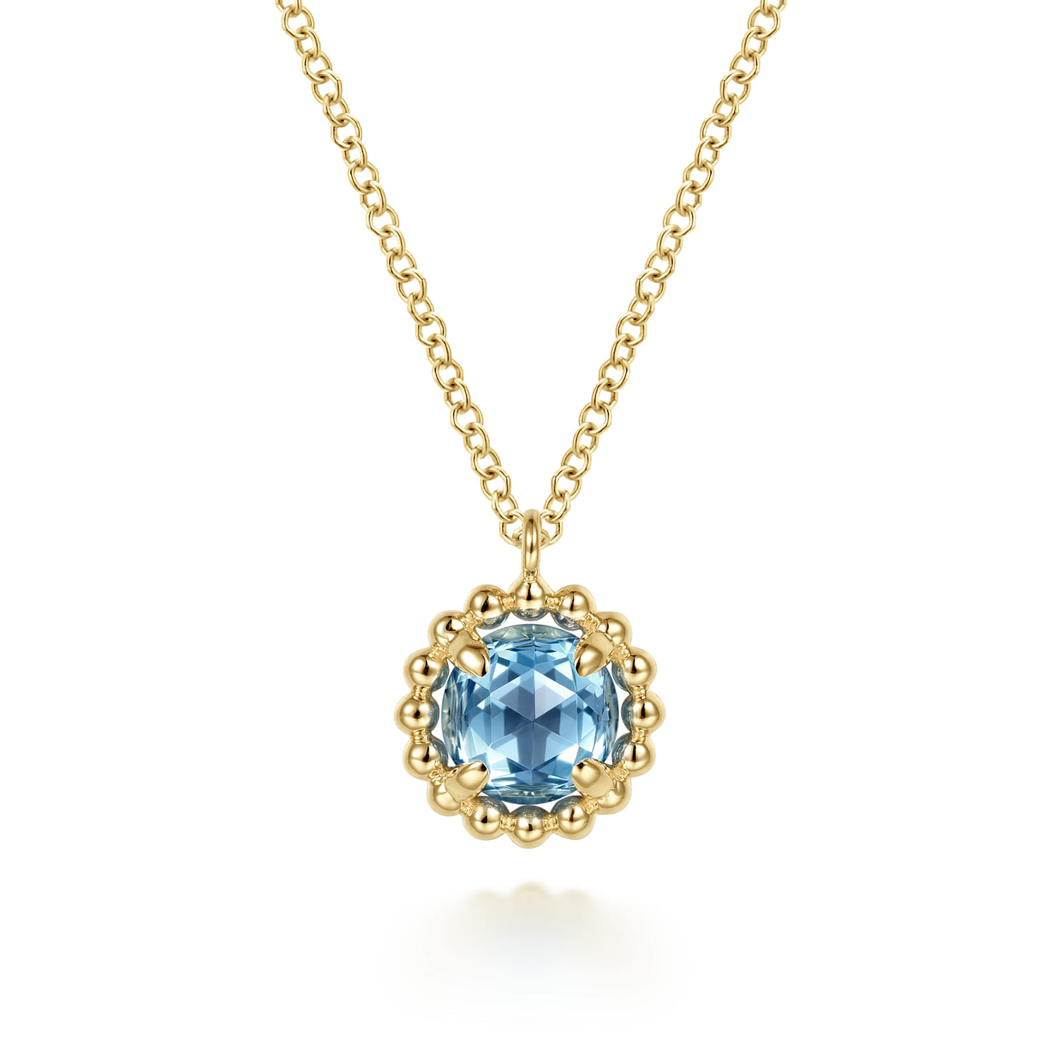 Bujukan Blue Topaz Pendant Necklace
