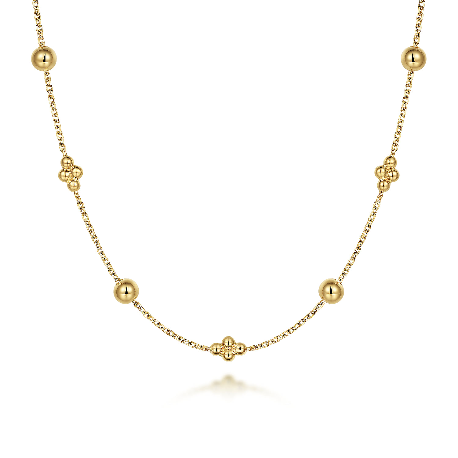 Beaded Station Necklace-Bujukan