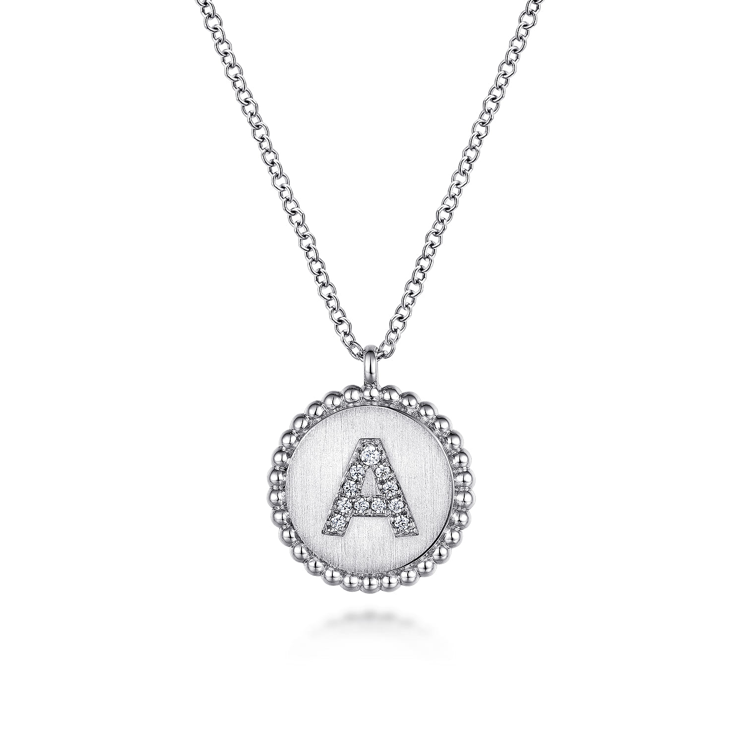 Bujukan Diamond Initial A Necklace