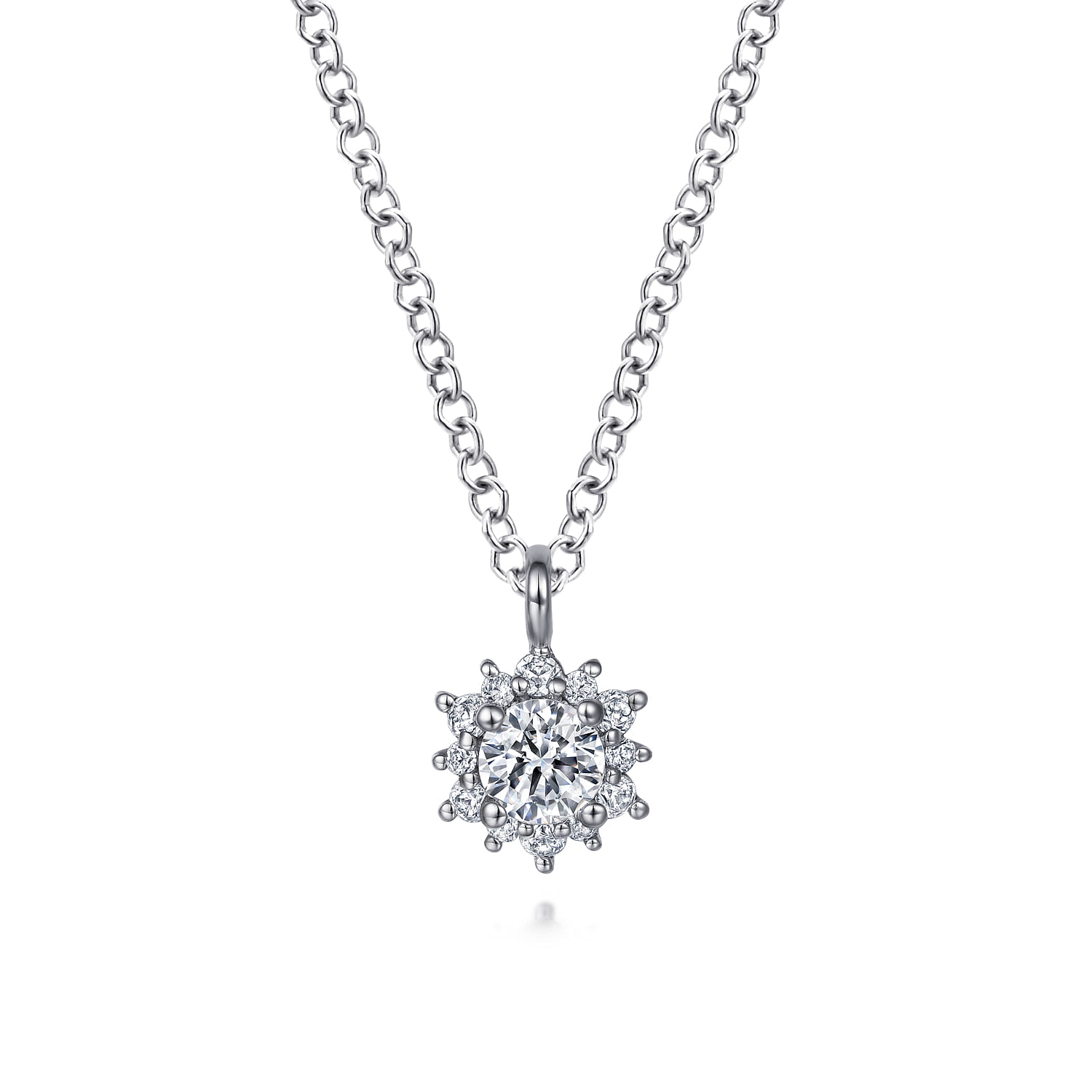 Diamond Classic Pendant Necklace