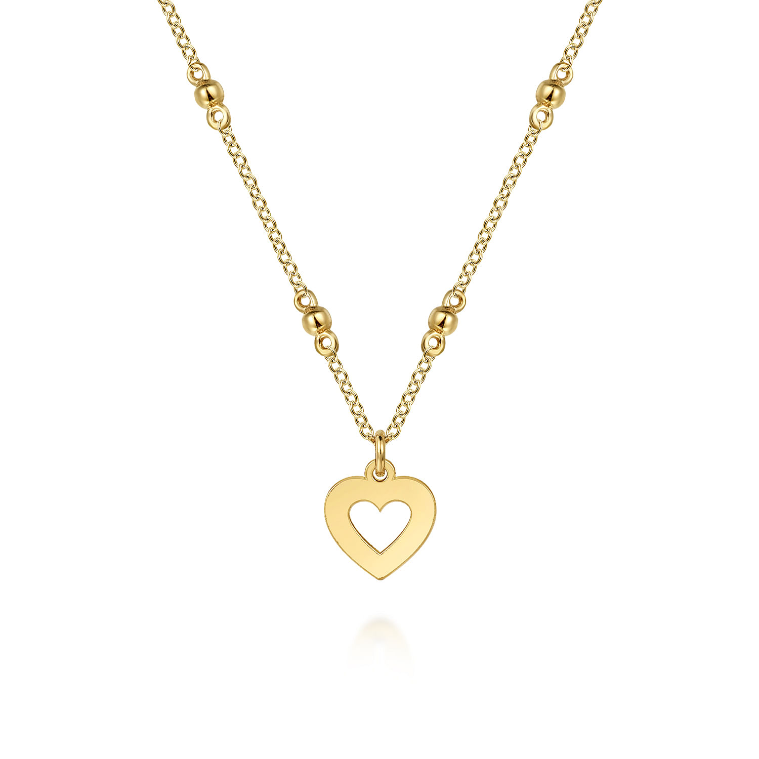 14k Yellow Gold Pendant Necklace Bujukan Necklace. SKU