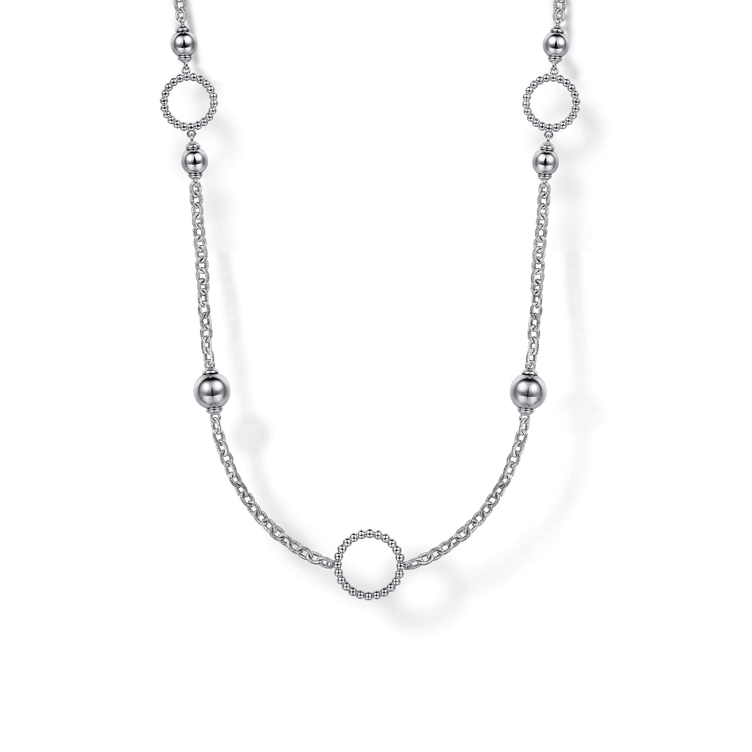Beads Bujukan Necklace in Sterling Silver
