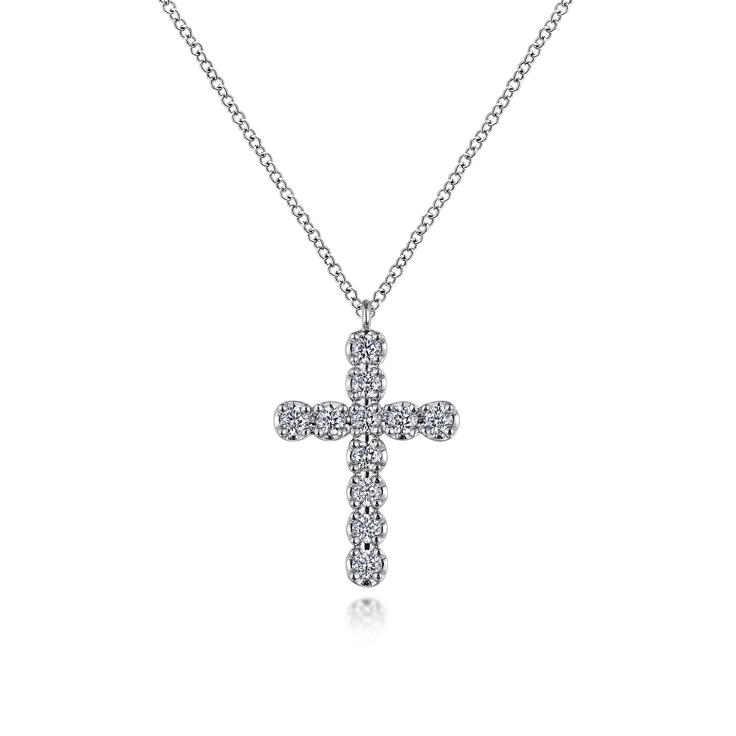 Diamond Cross Pendant Necklace