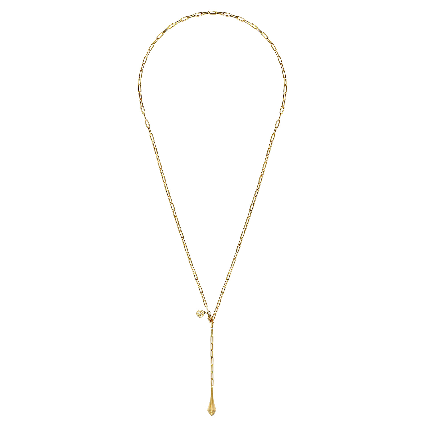 24 inch Link Chain Necklace in 14K Yellow Gold, photograph 2