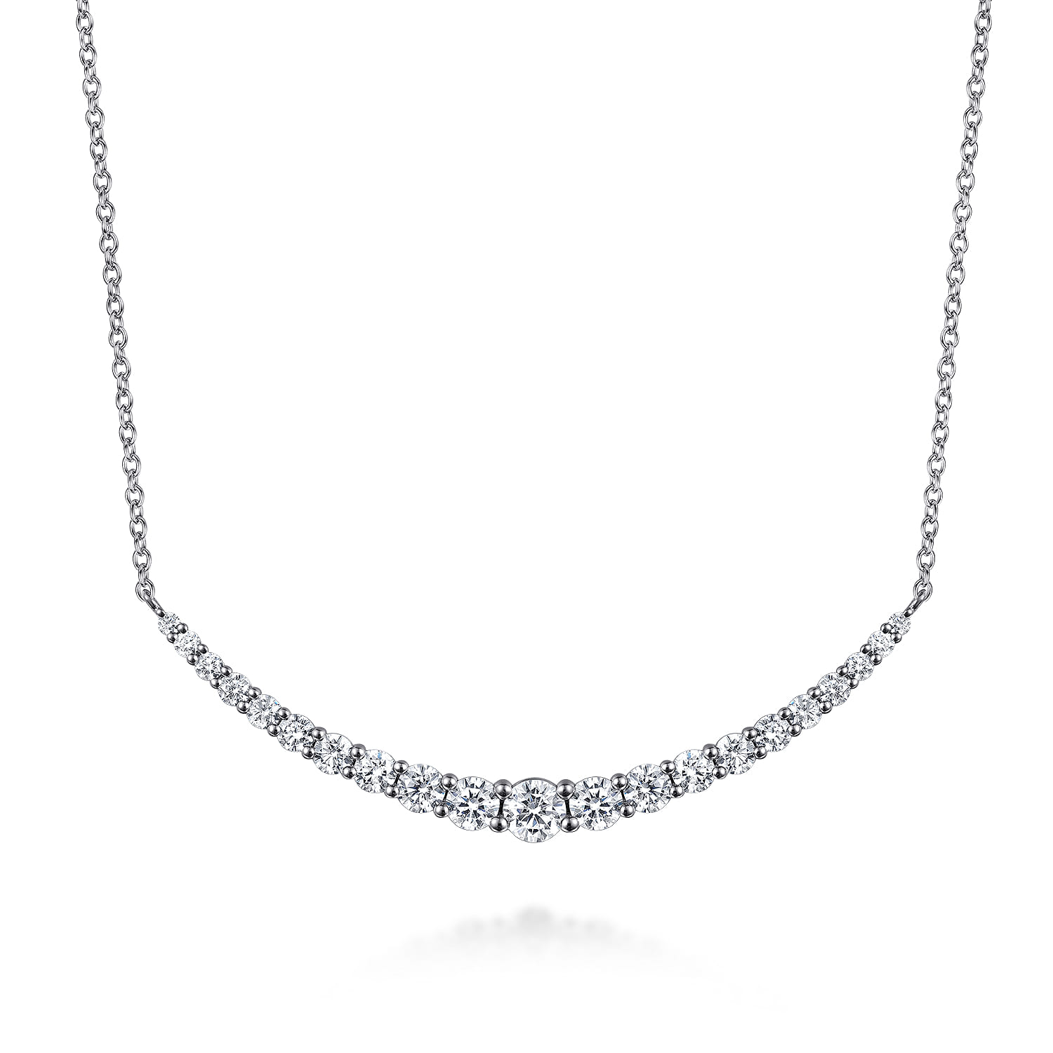 Diamond Bar Necklace